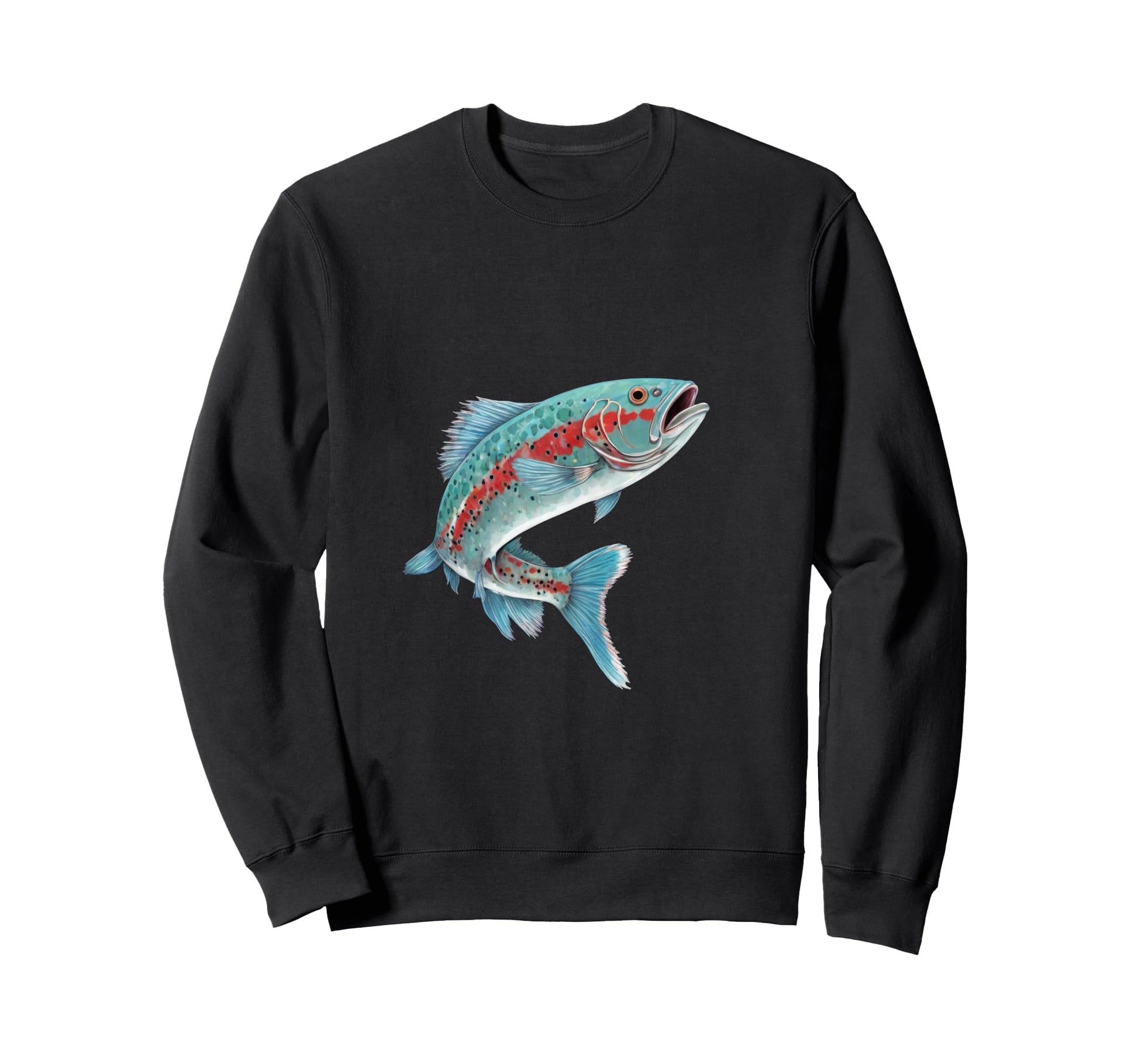 Rainbow Trout Fishing Sweatshirt - Novelty Apparel Men Women - T-Shirt, Sweatshirt, Hoodie