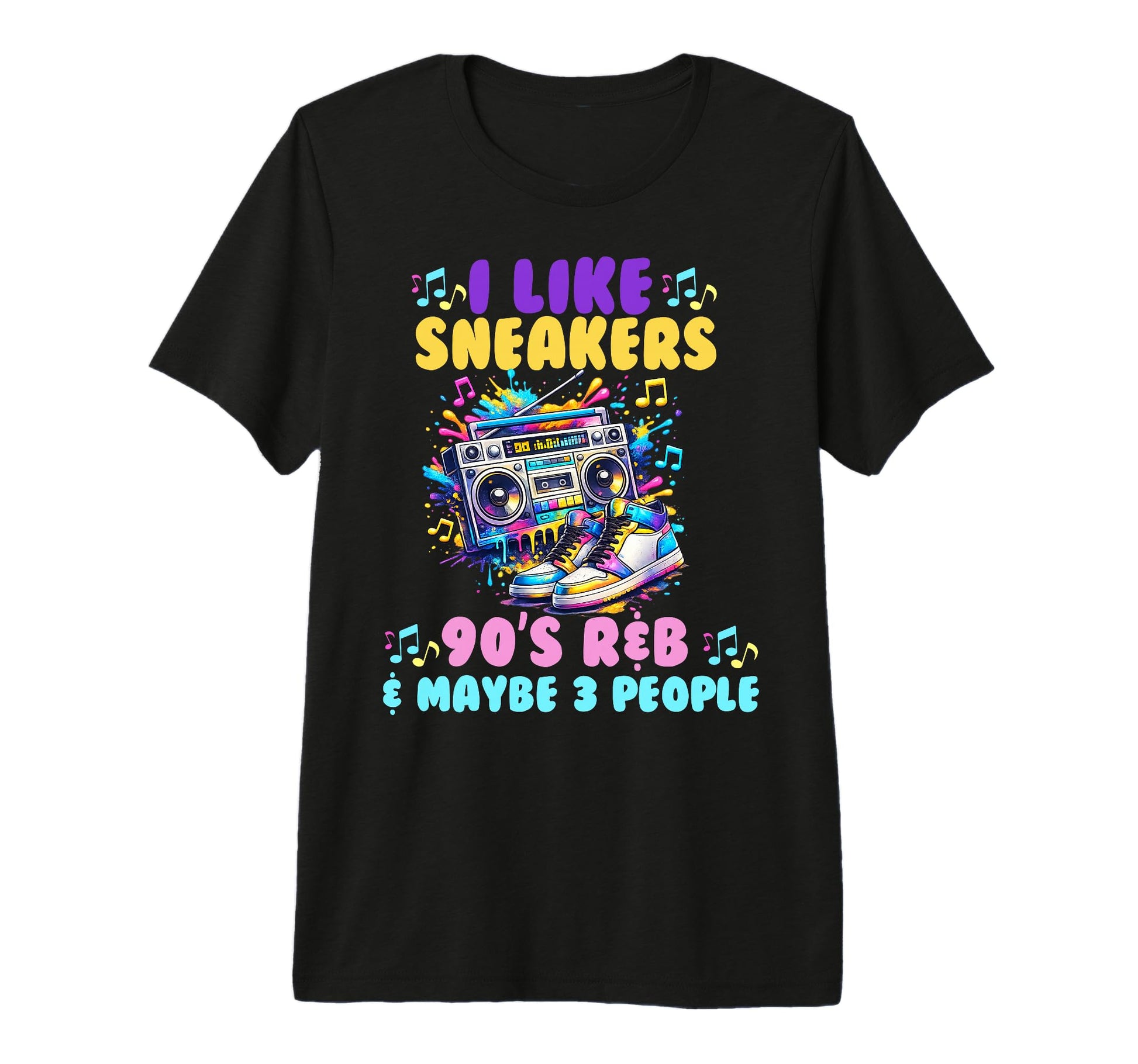 I Like Sneakers 90S R B And Like 3 T-Shirt - Minimalist Print for Adults - T-Shirt, Sweatshirt, Hoodie