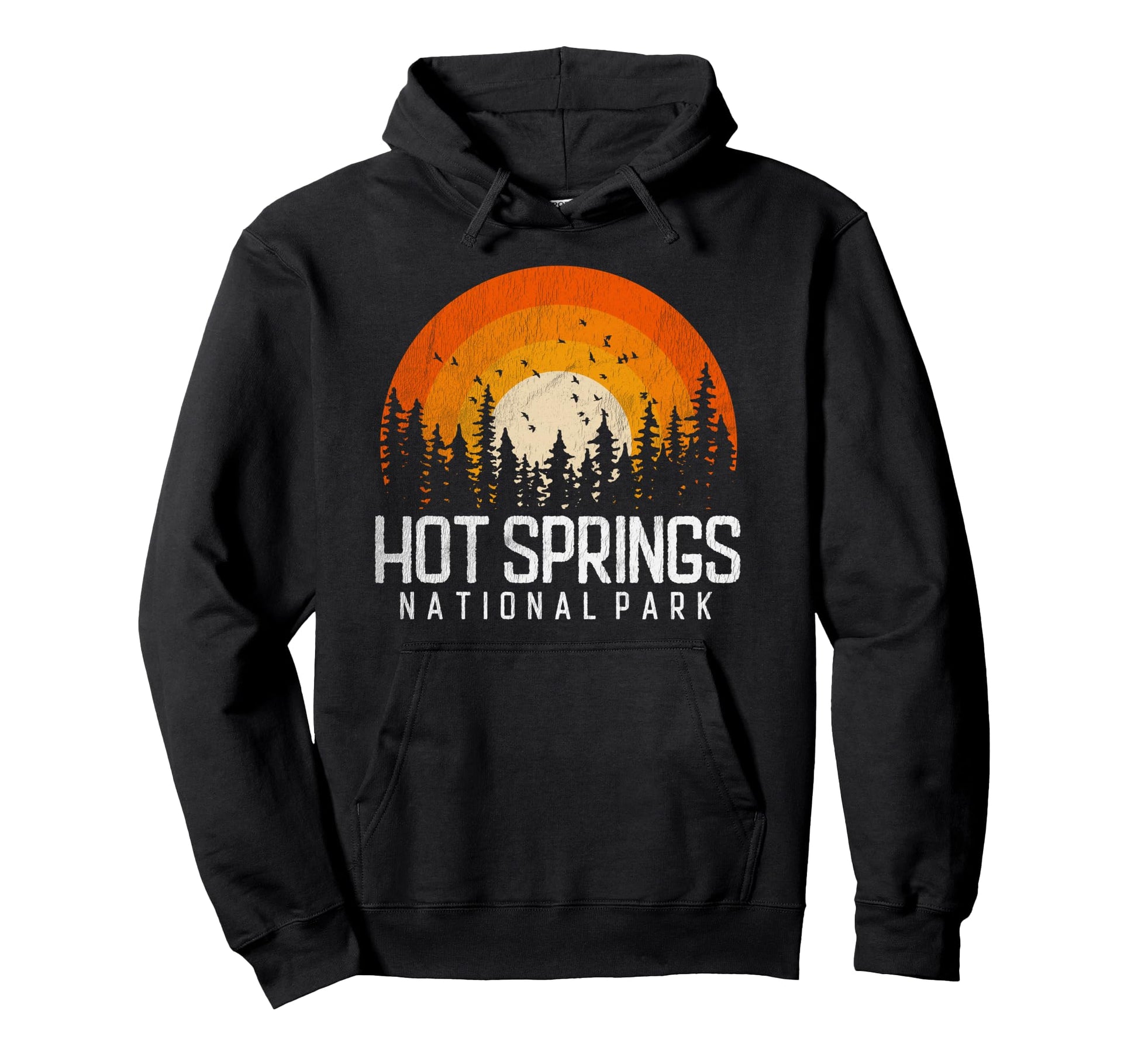 Hot Springs National Park 70S 80S Hoodie - Aesthetic Graphic Unisex - T-Shirt, Sweatshirt, Hoodie