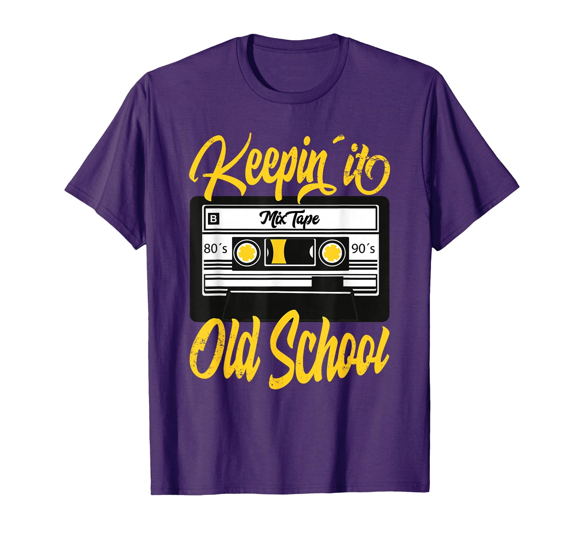 Keeping It Old School 80S 90S T-Shirt - Fun Novelty Design for Adults - T-Shirt, Sweatshirt, Hoodie