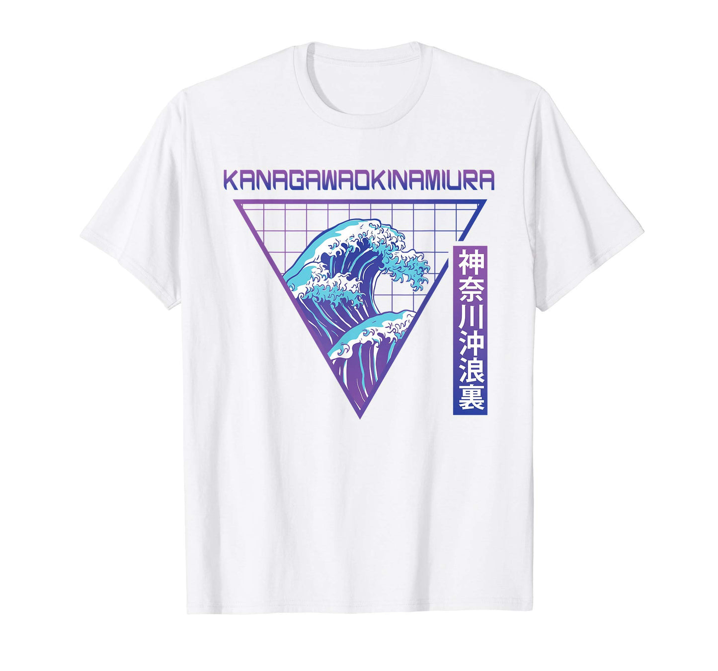 Great Wave Kanagawa Vaporwave T-Shirt - Trendy Graphic for Adults - T-Shirt, Sweatshirt, Hoodie
