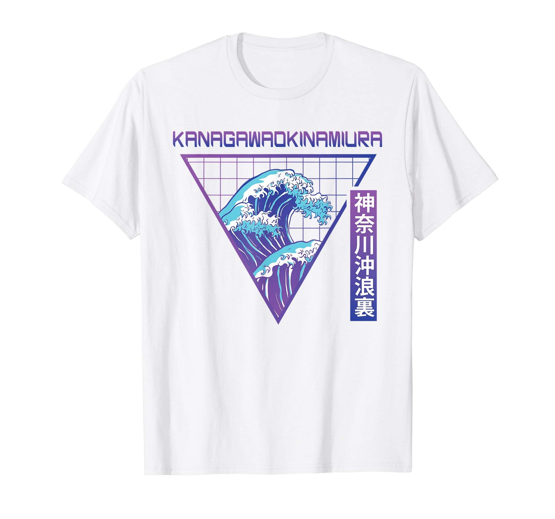 Great Wave Kanagawa Vaporwave T-Shirt - Trendy Graphic for Adults - T-Shirt, Sweatshirt, Hoodie