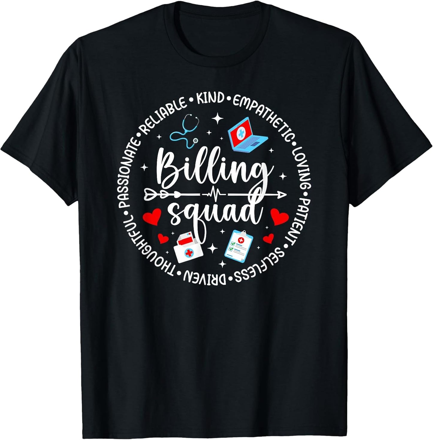 Medical Billing Specialist Squad - Adult & Kids T-Shirts, Sweatshirts & Hoodies apparel design preview 1