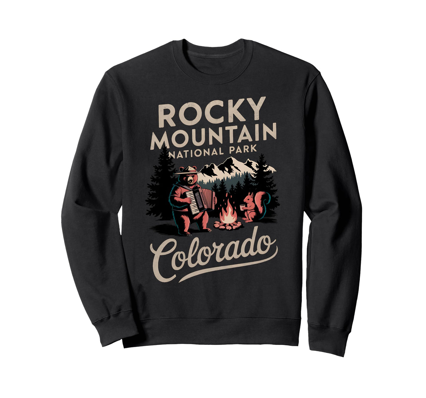 Rocky Mountain National Park Sweatshirt - Novelty Apparel for Adults - T-Shirt, Sweatshirt, Hoodie