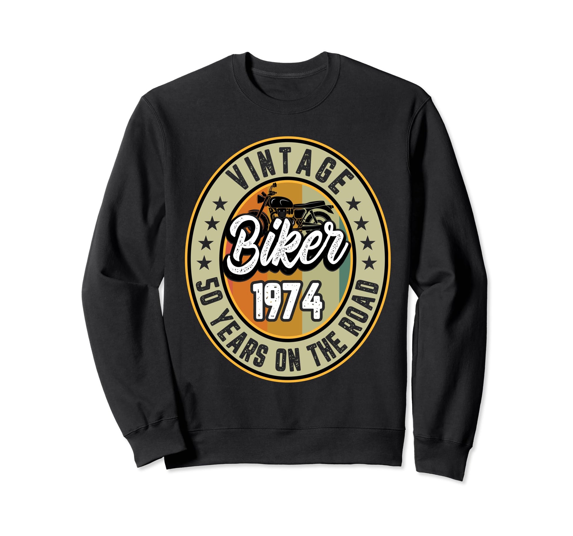 50Th Biker Birthday Gifts Sweatshirt - Unique Graphic for Adults - T-Shirt, Sweatshirt, Hoodie