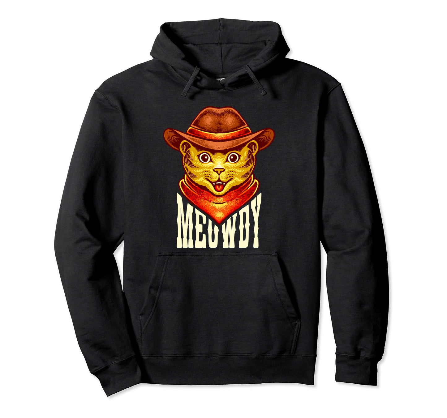 Meowdy Howdy Meow Country Music Cat Hoodie - Streetwear Style Men Women - T-Shirt, Sweatshirt, Hoodie