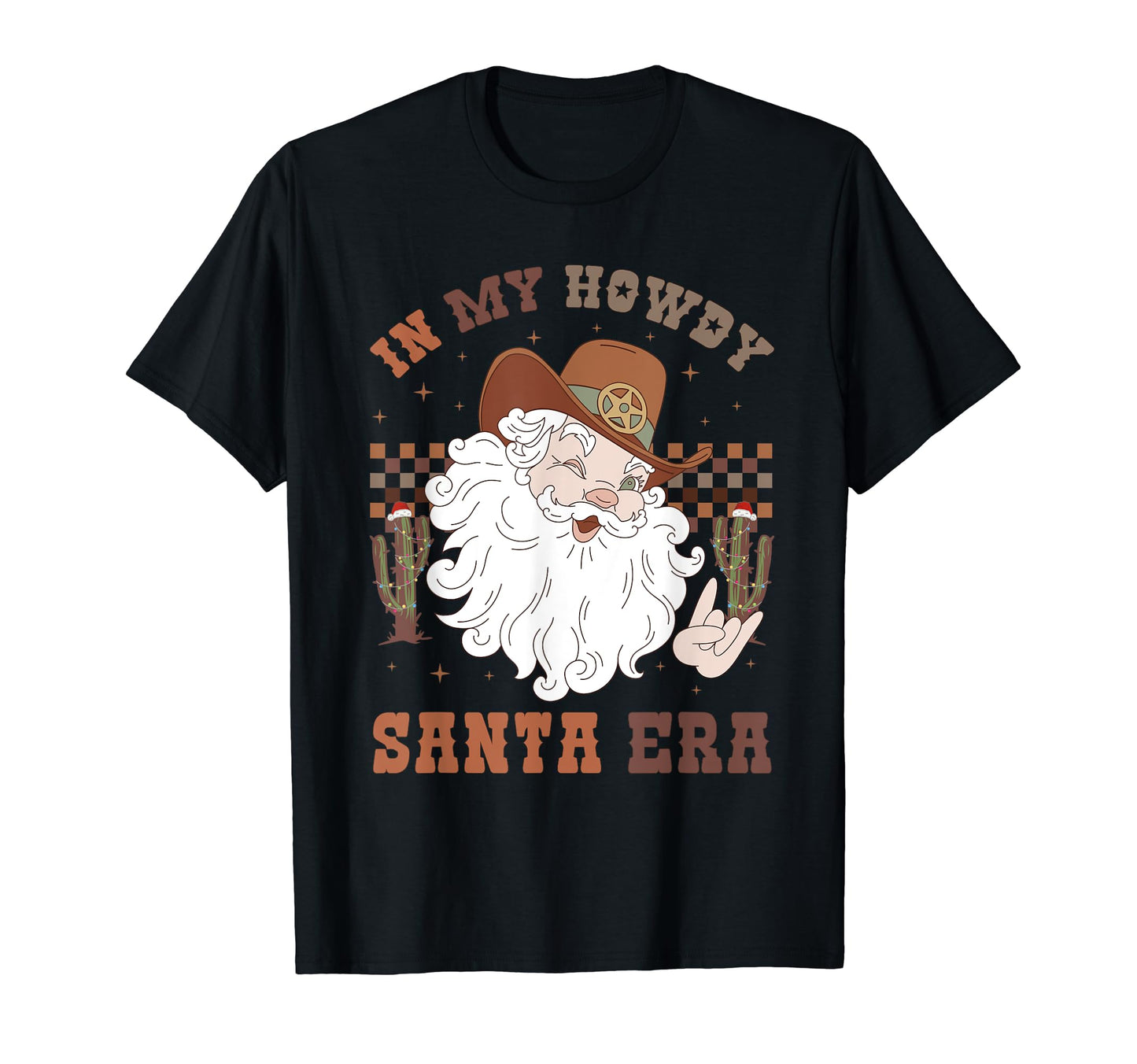 My Howdy Santa Era Tree Western Cowboy T-Shirt - Minimalist Print Unisex - T-Shirt, Sweatshirt, Hoodie