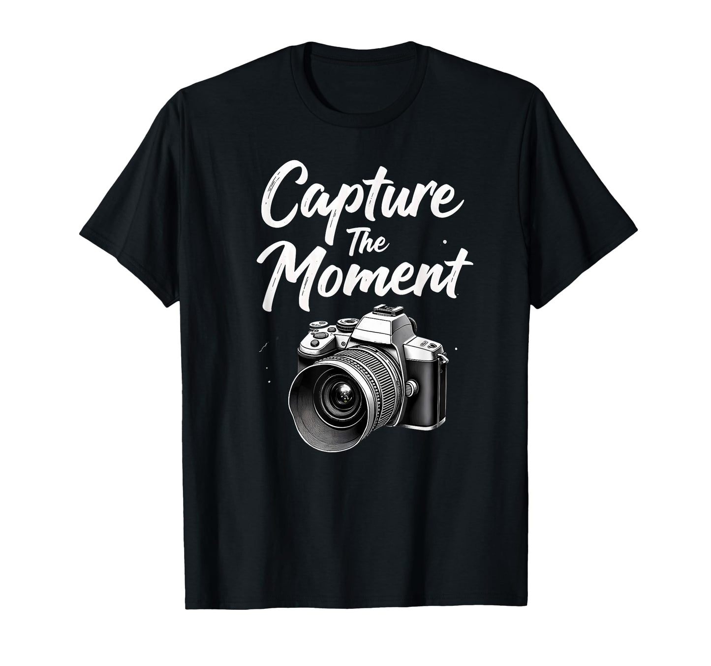 Capture Moment Camera Photography T-Shirt - Unique Graphic Unisex - T-Shirt, Sweatshirt, Hoodie