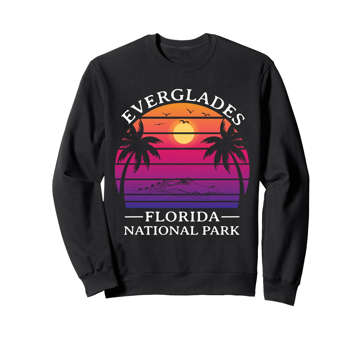 Everglades National Park Alligators Sweatshirt - Novelty Apparel Unisex - T-Shirt, Sweatshirt, Hoodie