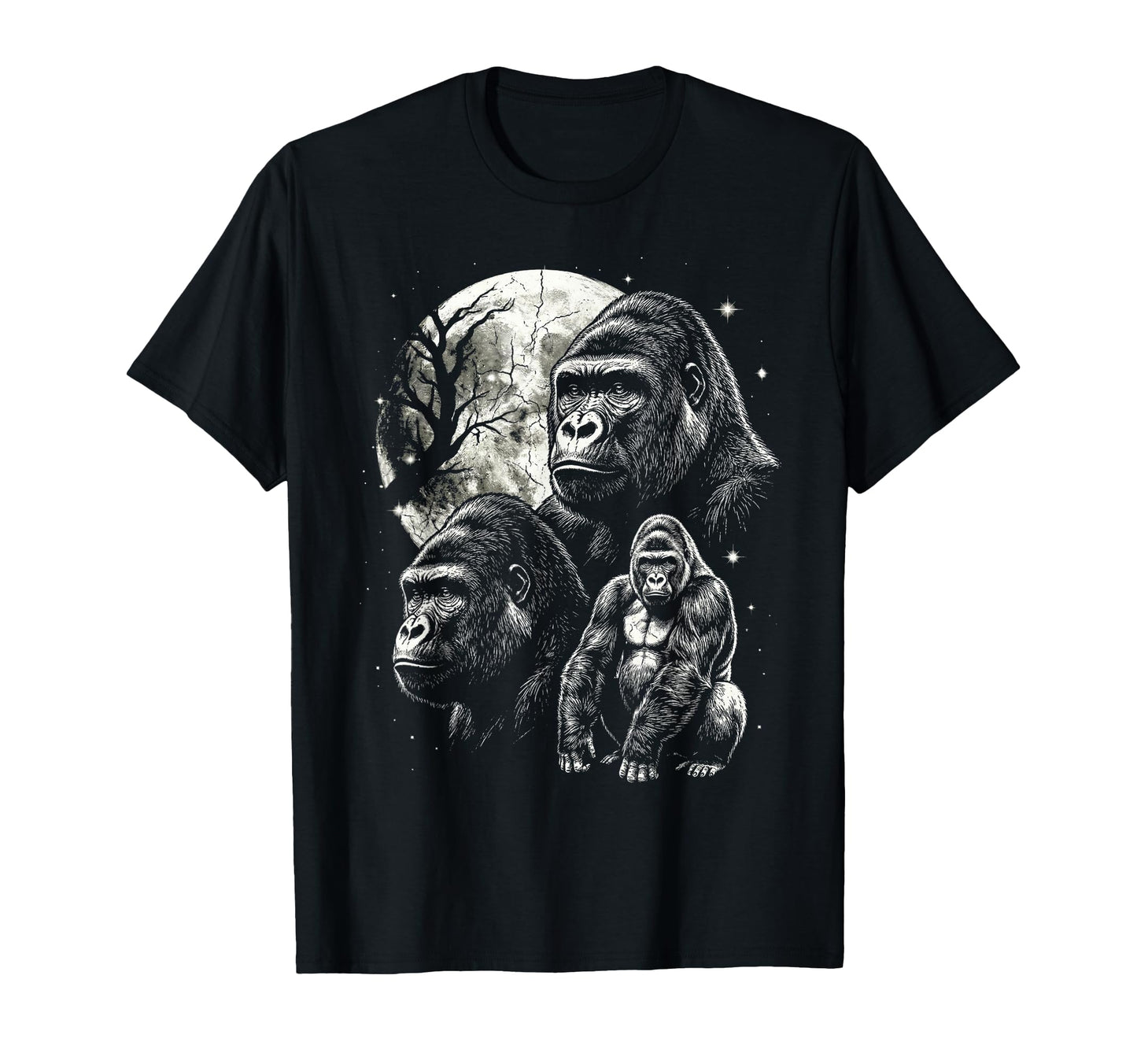 Gorilla Monkey 90S Aesthetic Y2K T-Shirt - Novelty Apparel for Adults - T-Shirt, Sweatshirt, Hoodie