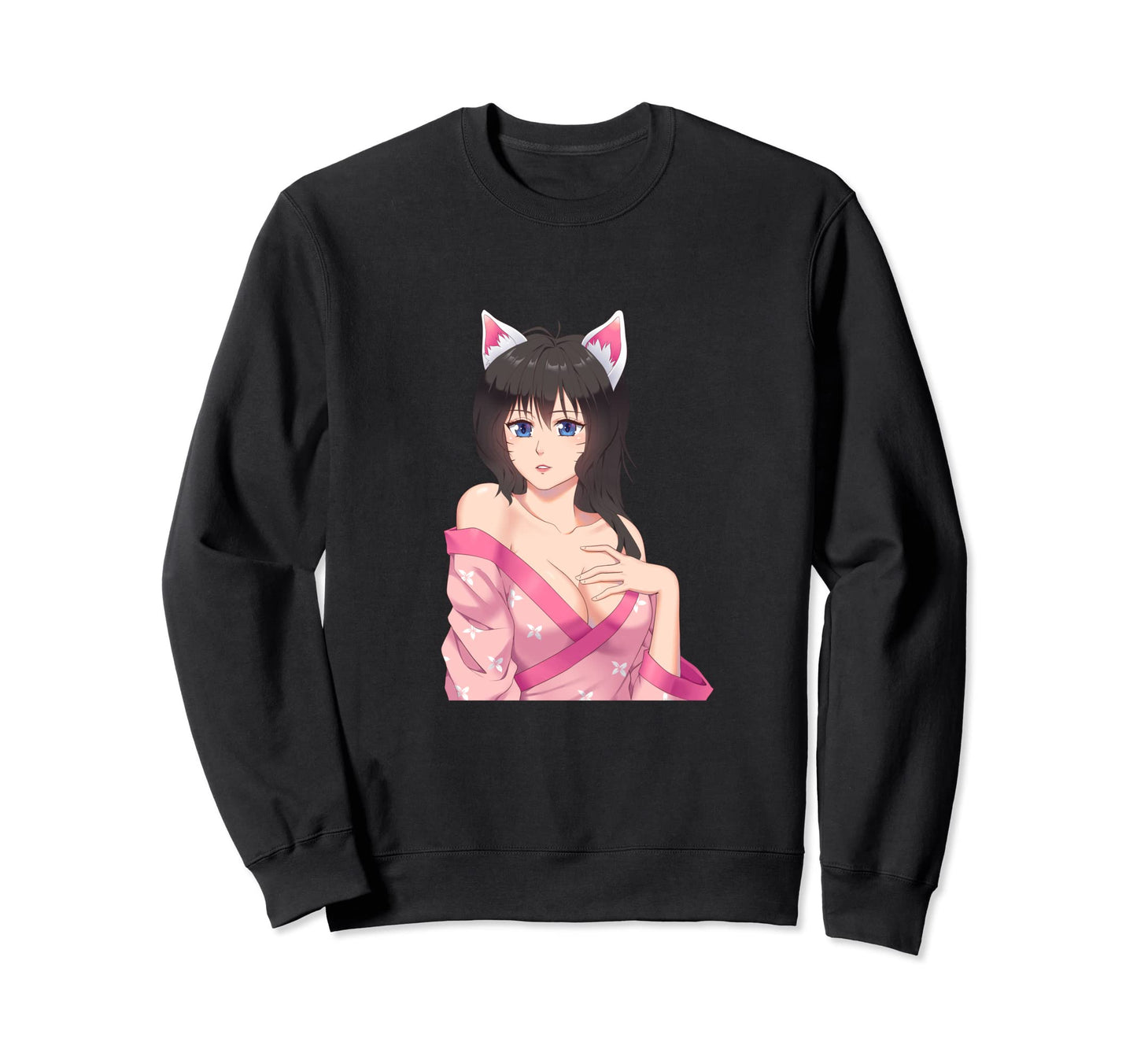 Sexy Babe Hentai Aesthetic Vaporwave Sweatshirt - Unique Graphic Unisex - T-Shirt, Sweatshirt, Hoodie