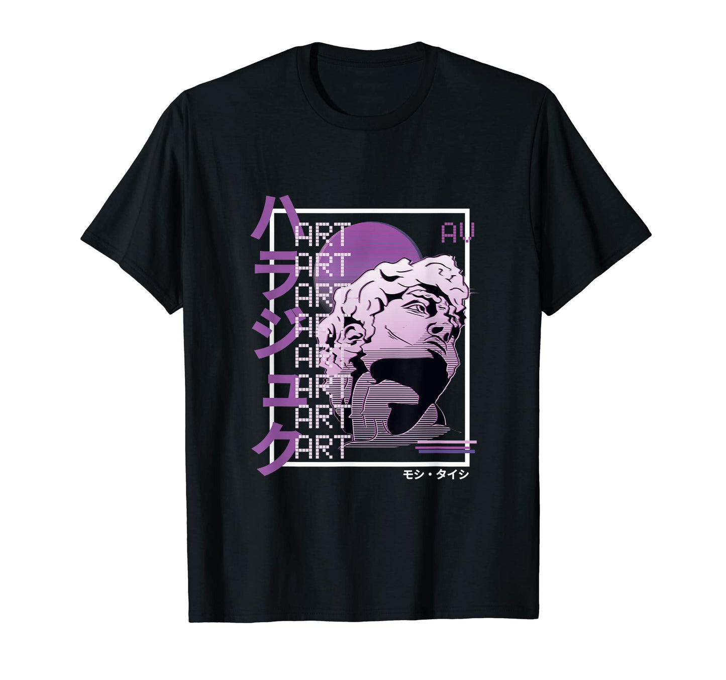 Vaporwave Statue Aesthetic Art T-Shirt - Streetwear Style for Adults - T-Shirt, Sweatshirt, Hoodie