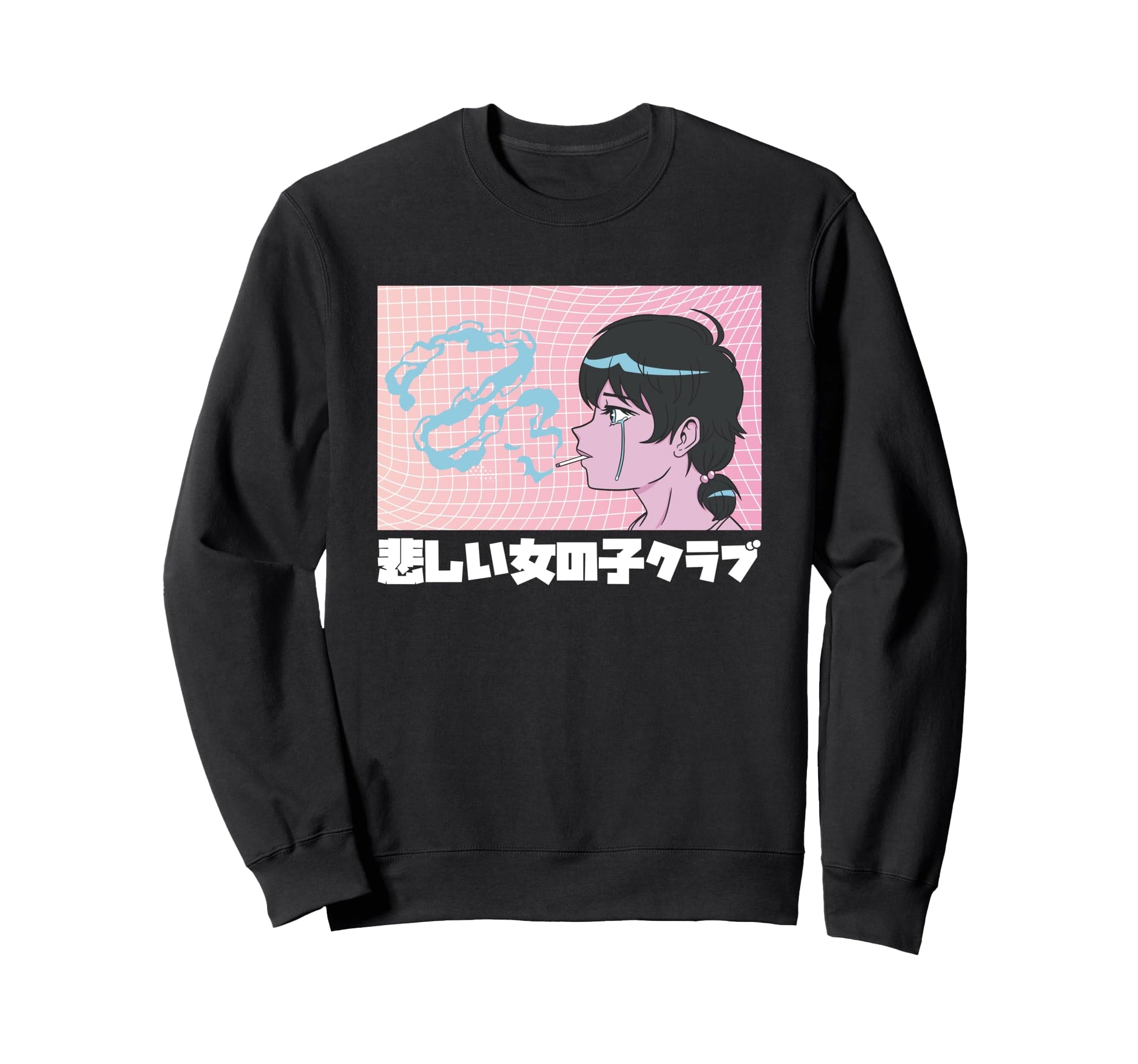 Sad Club Vaporwave Anime Aesthetic Sweatshirt - Streetwear Style Men Women - T-Shirt, Sweatshirt, Hoodie