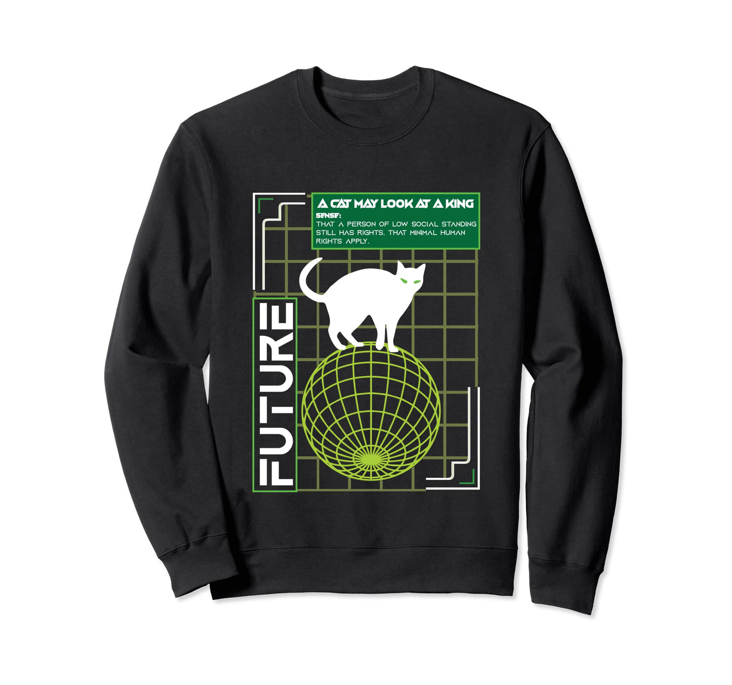 Vaporwave Cat Indie Aesthetic Sweatshirt - Aesthetic Graphic Men Women - T-Shirt, Sweatshirt, Hoodie