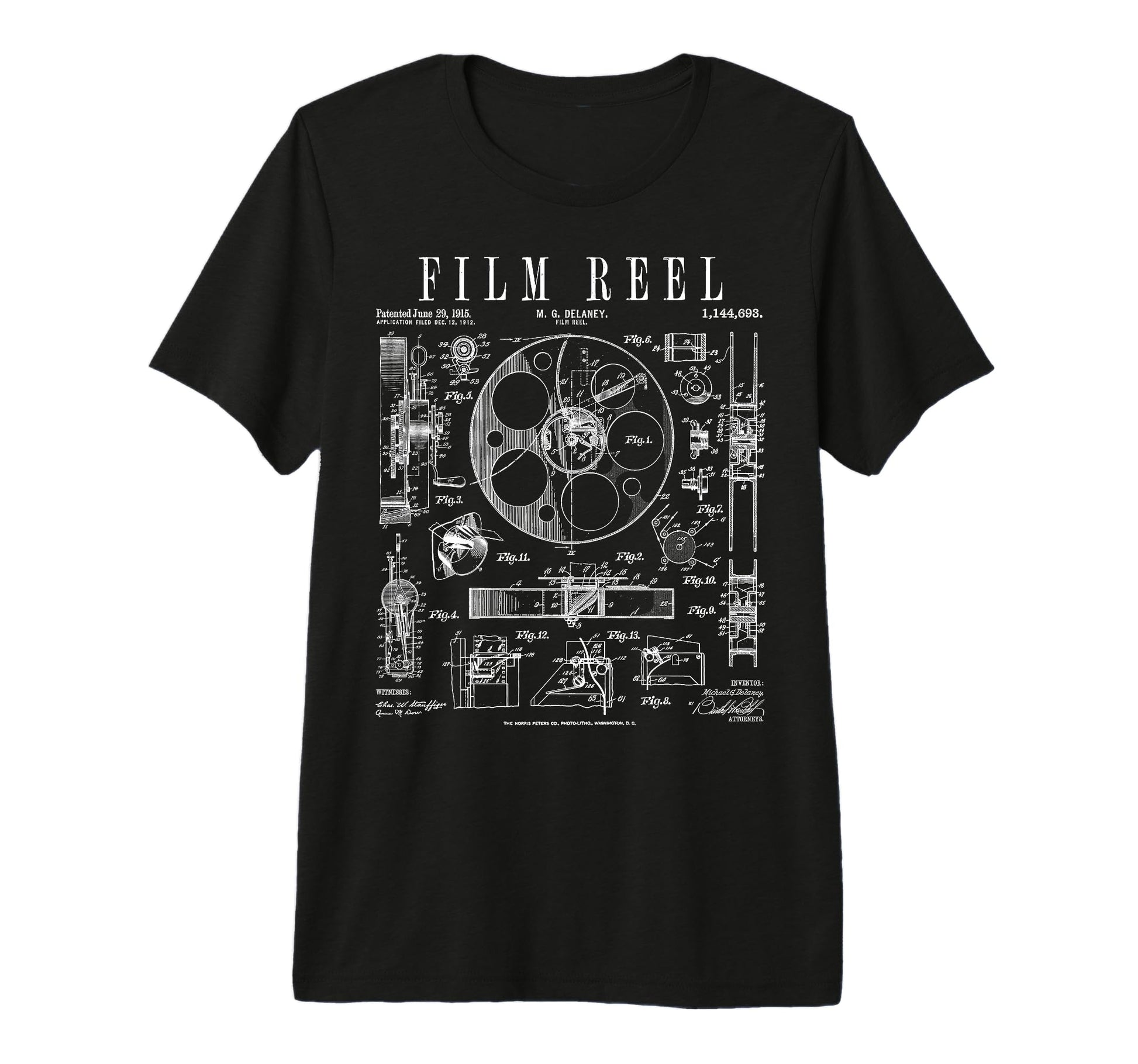 Cinematography Movie Film Reel T-Shirt - Aesthetic Graphic for Adults - T-Shirt, Sweatshirt, Hoodie