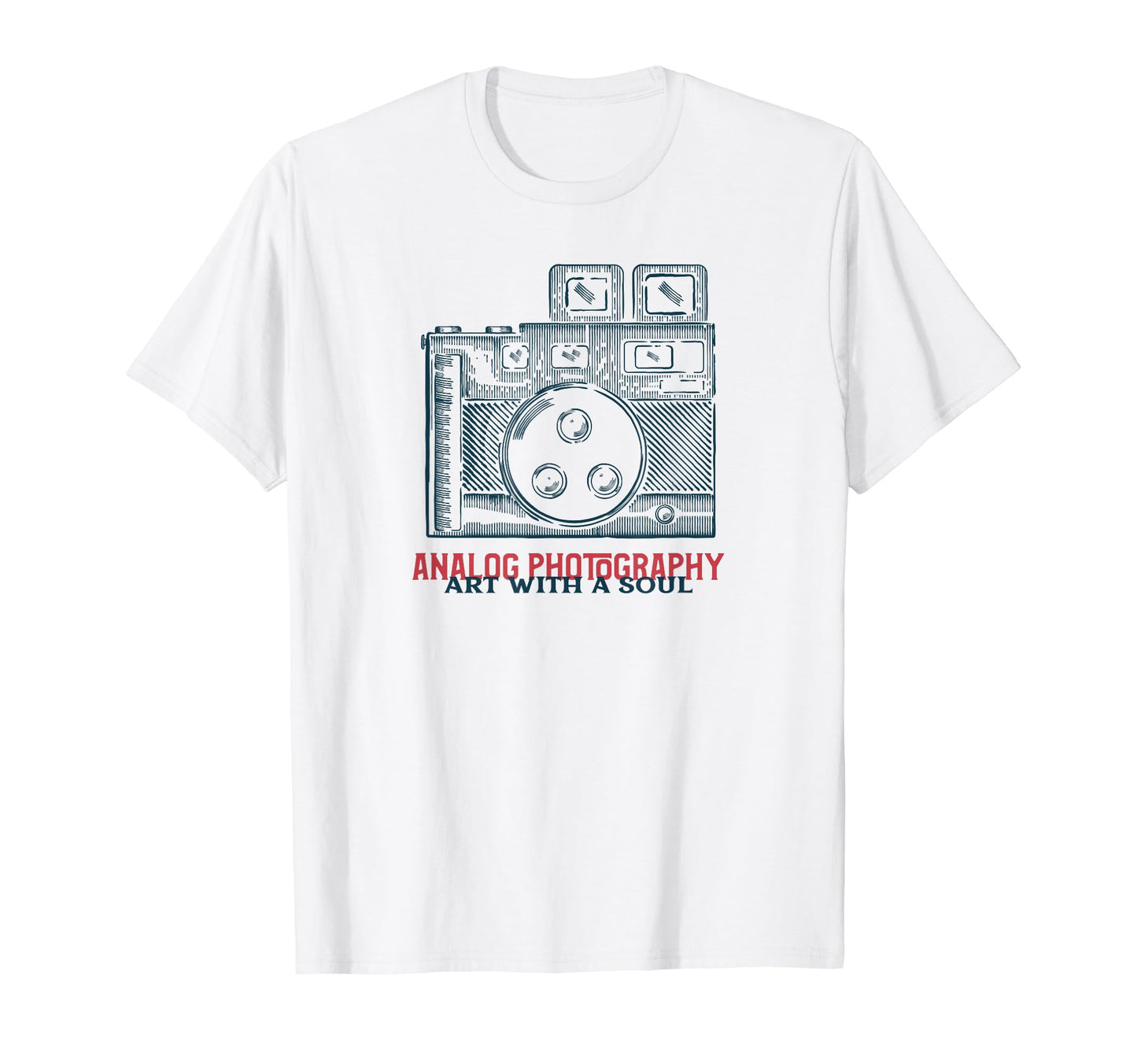 Analog Photography Art Soul Camera T-Shirt - Novelty Apparel for Adults - T-Shirt, Sweatshirt, Hoodie