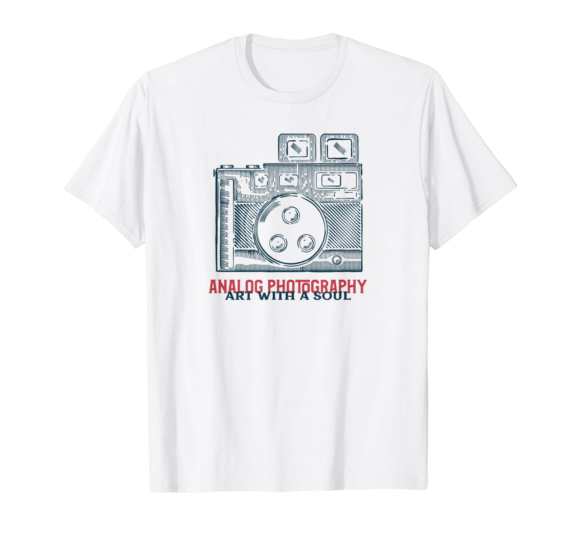 Analog Photography Art Soul Camera T-Shirt - Novelty Apparel for Adults - T-Shirt, Sweatshirt, Hoodie
