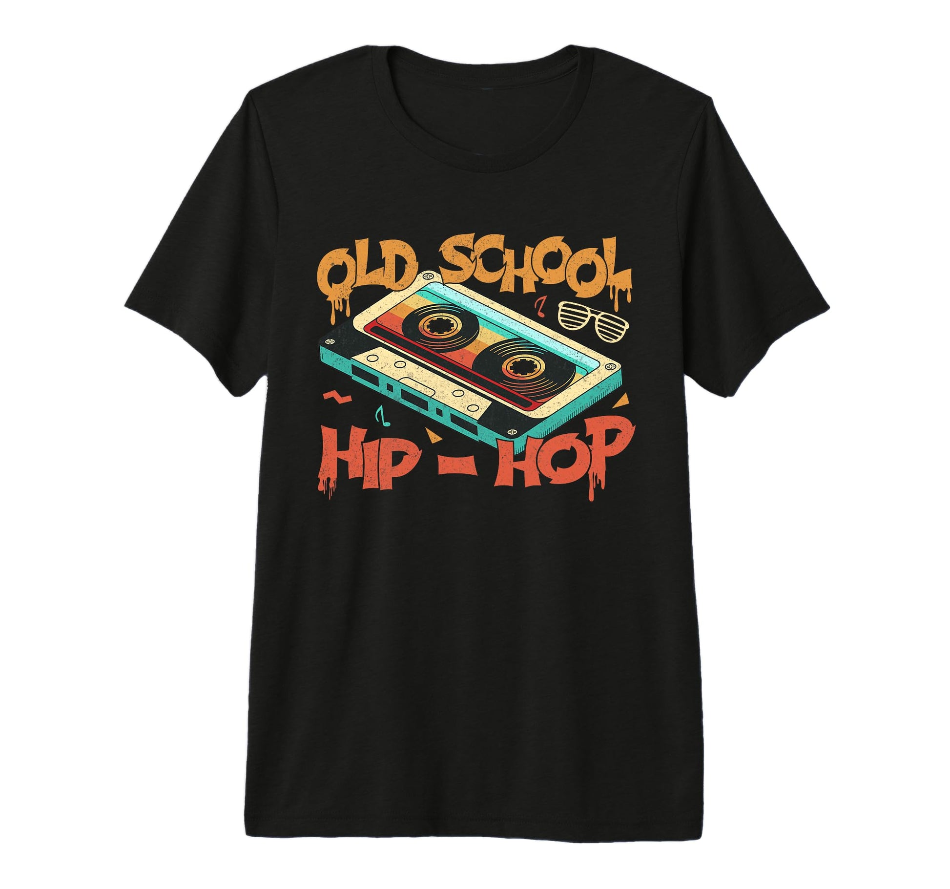 Old School Hip Hop 80S 90S Music T-Shirt - Graphic Print for Adults - T-Shirt, Sweatshirt, Hoodie