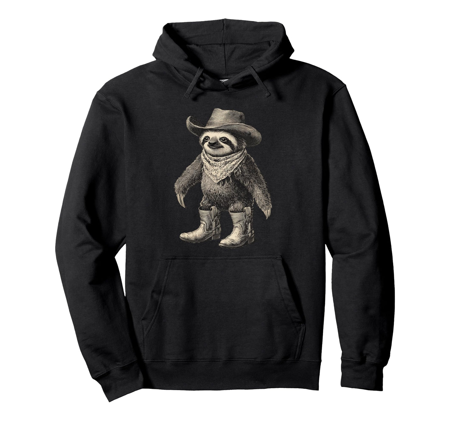 Sloth Cowboy Rodeo Cowgirl Western Country Hoodie - Streetwear Style Unisex - T-Shirt, Sweatshirt, Hoodie