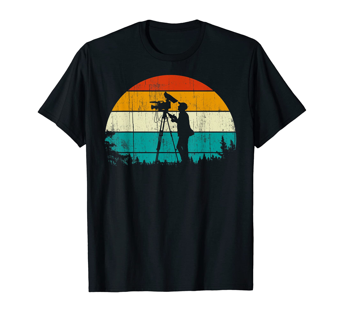 Pine Tree Cameraman Capture Video Camera T-Shirt - Streetwear Style Unisex - T-Shirt, Sweatshirt, Hoodie