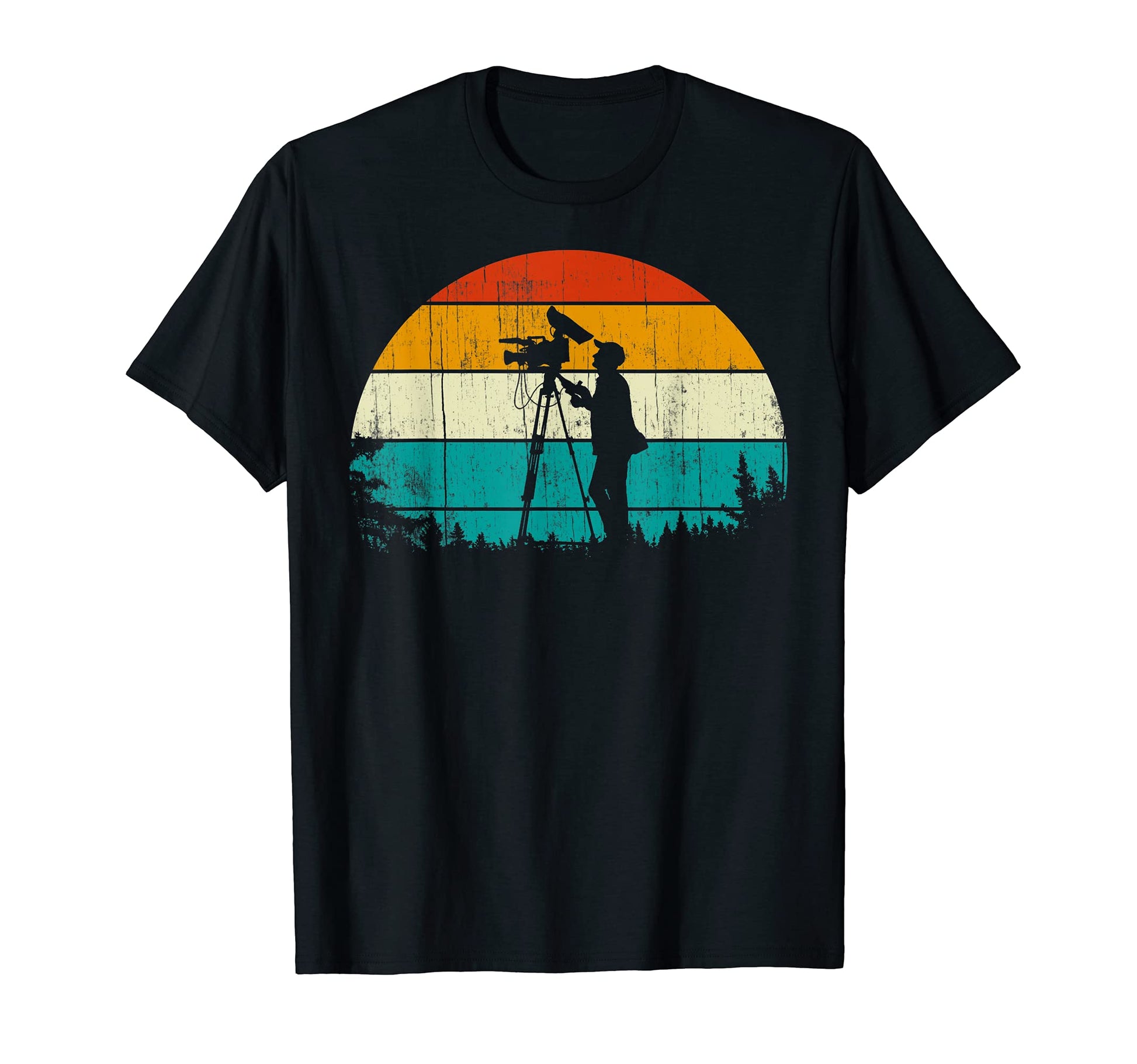 Pine Tree Cameraman Capture Video Camera T-Shirt - Streetwear Style Unisex - T-Shirt, Sweatshirt, Hoodie