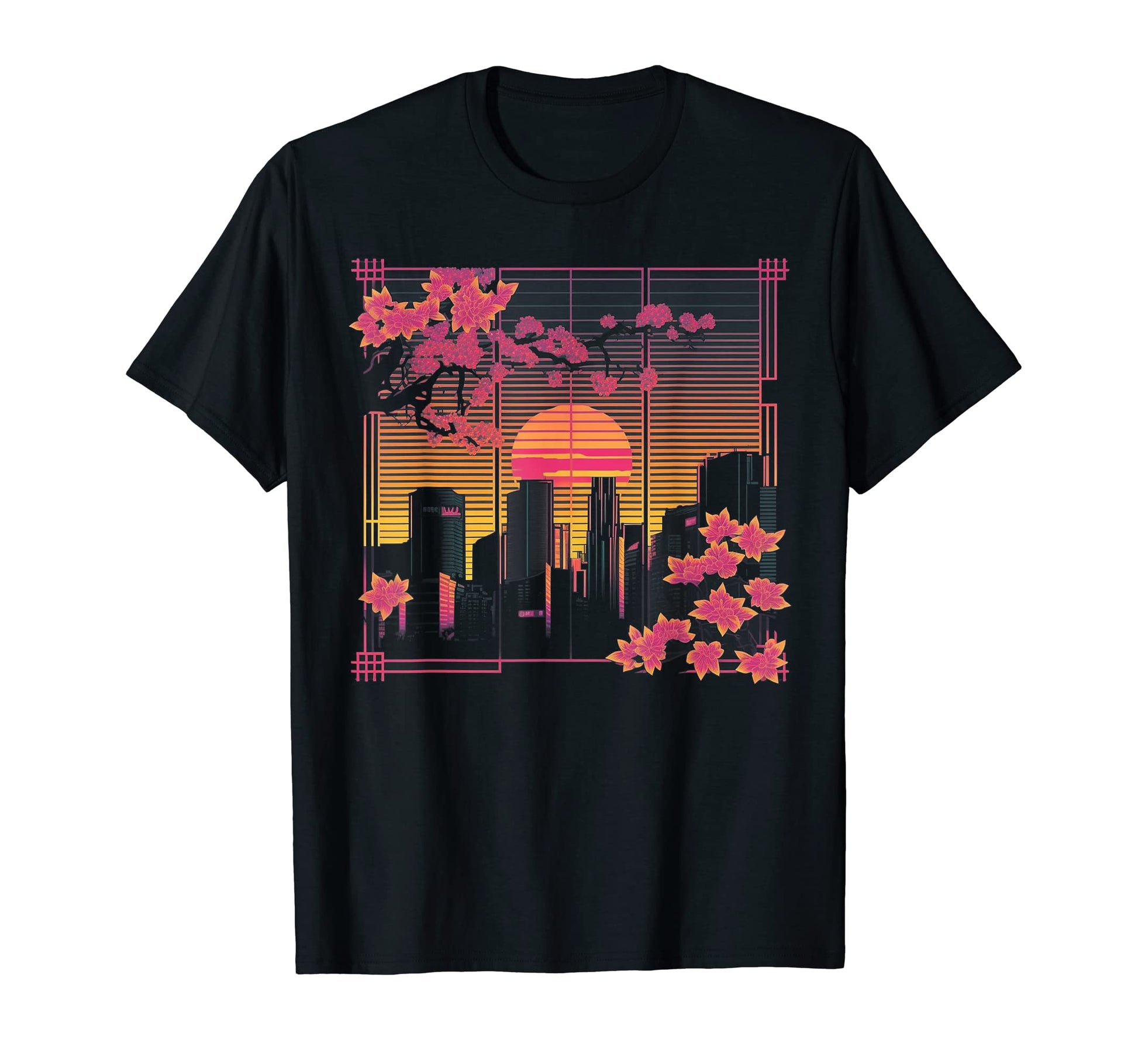 Cherry Blossom Japanese Japan Tokyo T-Shirt - Fun Novelty Design Men Women - T-Shirt, Sweatshirt, Hoodie