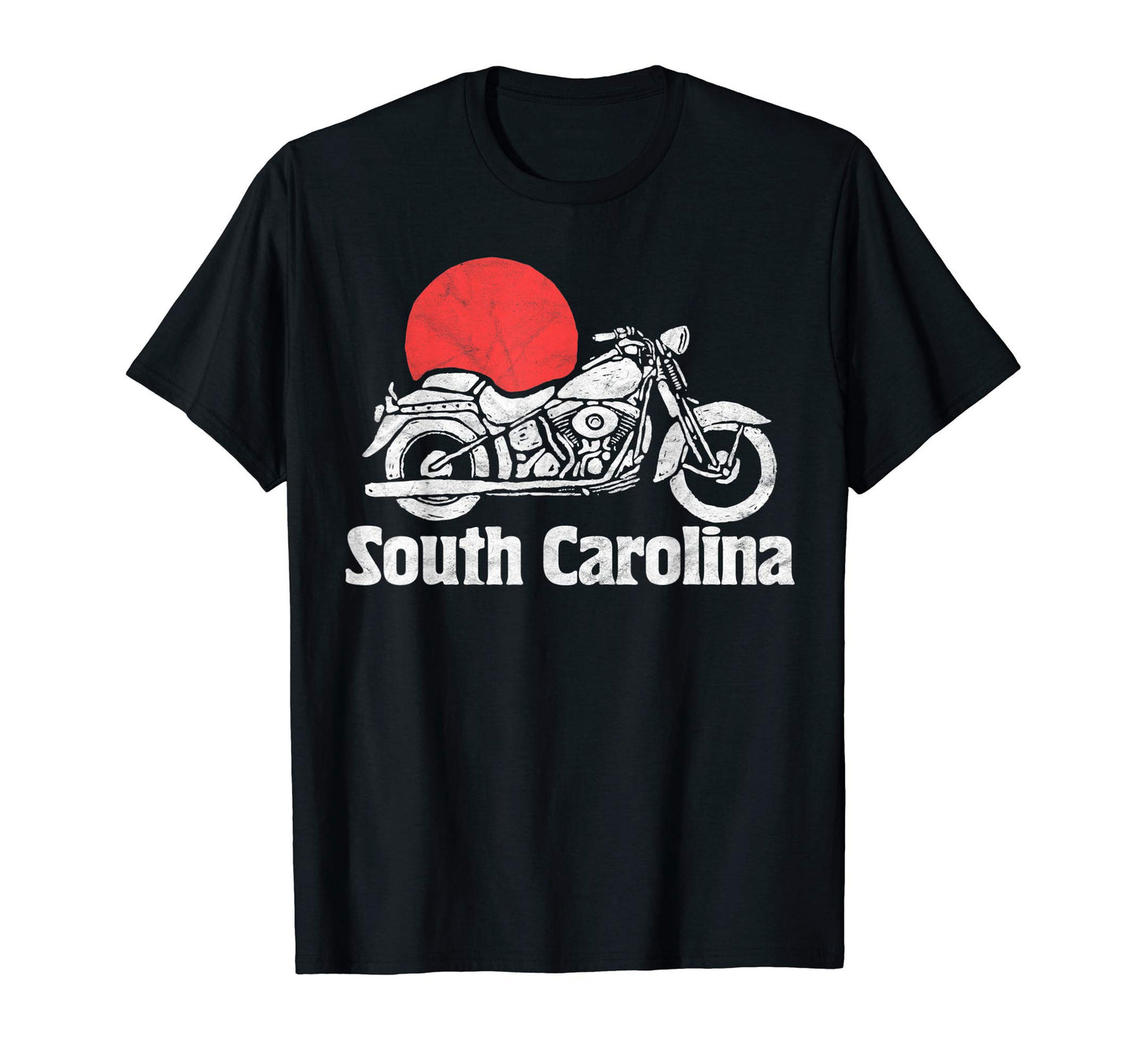 South Carolina Motorcycle Sun T-Shirt - Fun Novelty Design Unisex - T-Shirt, Sweatshirt, Hoodie