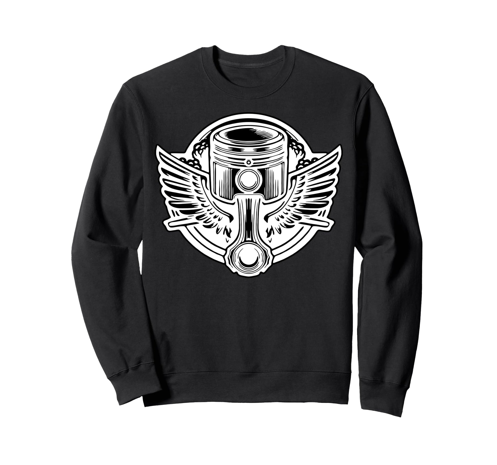 Usa Flag Motorcycle Gift Bikers Sweatshirt - Minimalist Print Men Women - T-Shirt, Sweatshirt, Hoodie