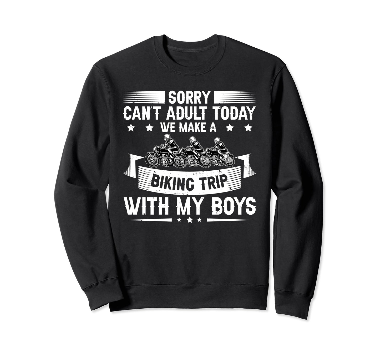 Biking Trip My Motorcycle Sweatshirt - Streetwear Style for Adults - T-Shirt, Sweatshirt, Hoodie