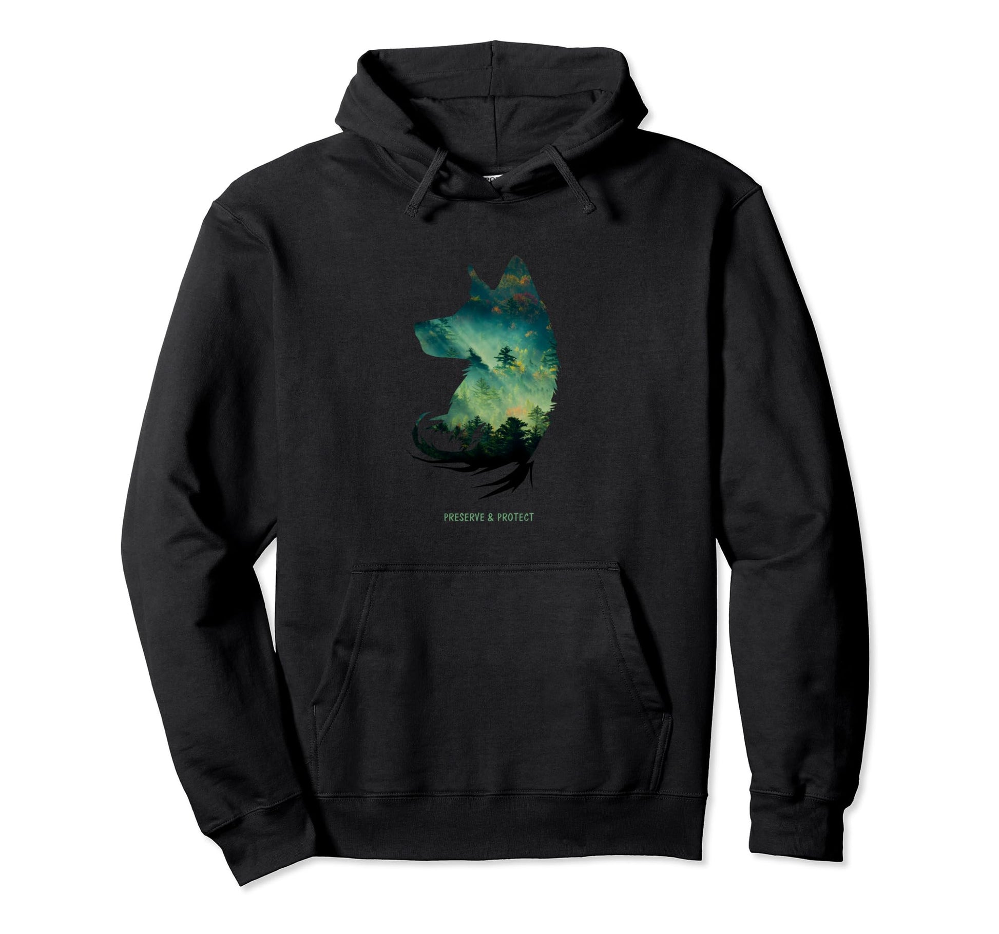 Wolf Preserve Protect National Park Hoodie - Streetwear Style Men Women - T-Shirt, Sweatshirt, Hoodie