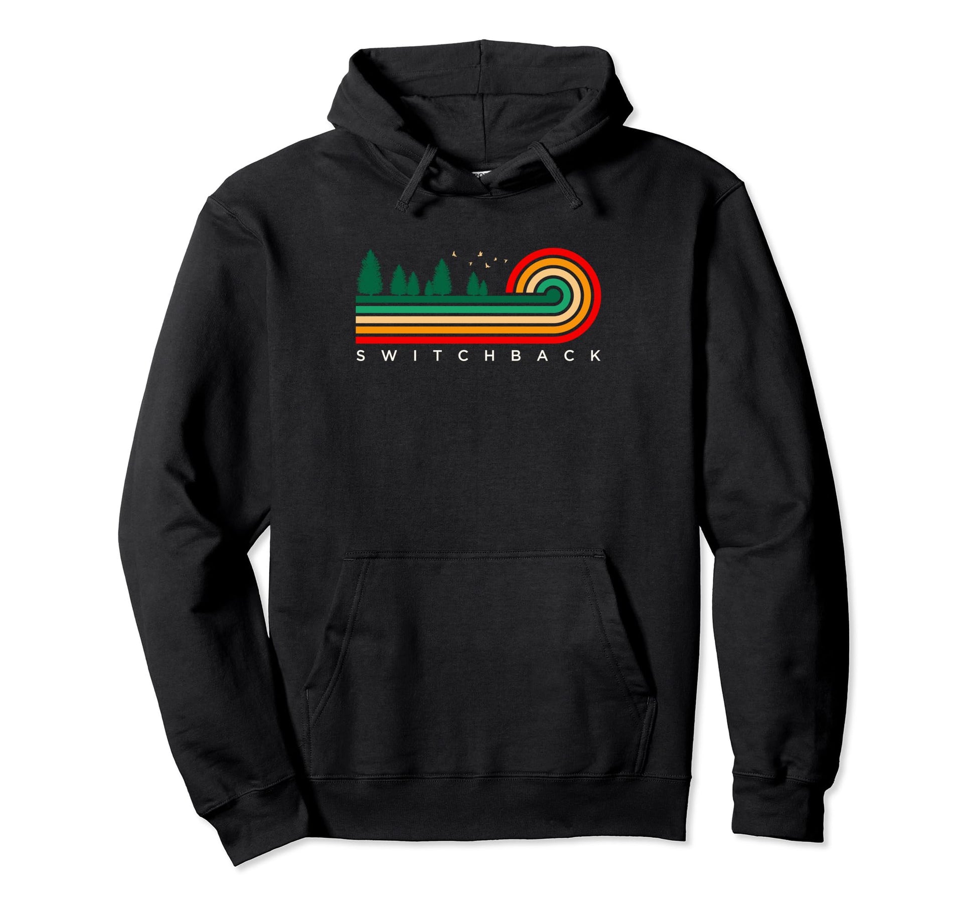 Evergreen Stripes Switchback West Hoodie - Aesthetic Graphic Unisex - T-Shirt, Sweatshirt, Hoodie