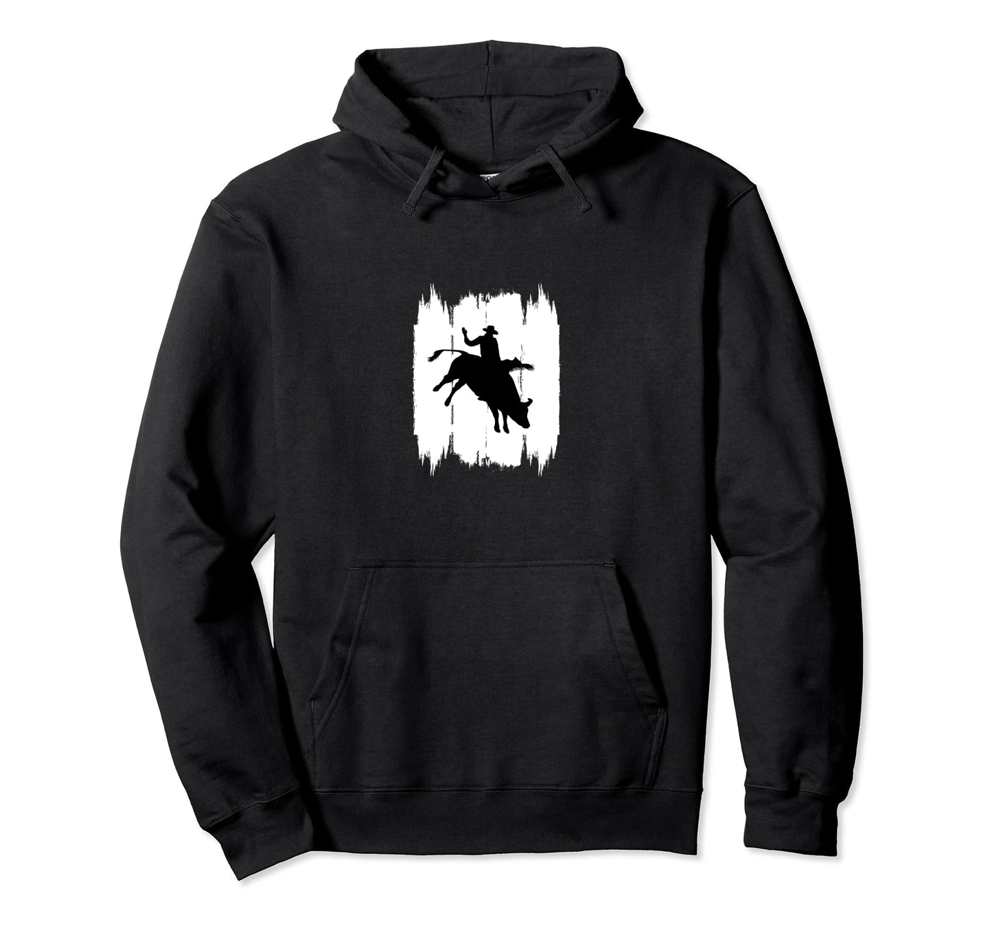 Rodeo Bull Riding Western Cowboy Bull Rider Hoodie - Unique Graphic Unisex - T-Shirt, Sweatshirt, Hoodie