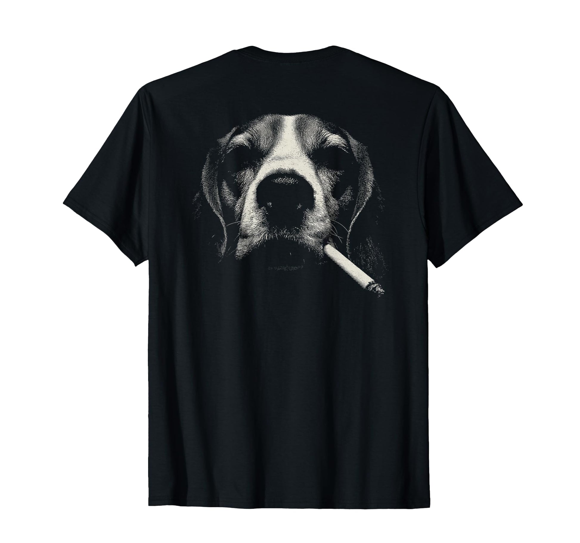 Beagle Smoking Cigarette Grunge Meme 90S T-Shirt - Unique Graphic Unisex - T-Shirt, Sweatshirt, Hoodie