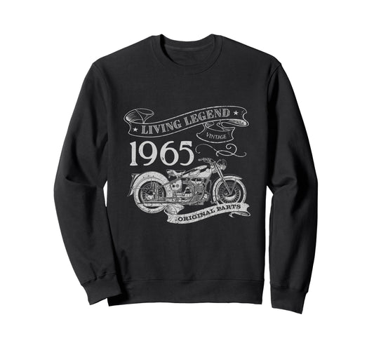60Th Birthday 1965 Living Legend Sweatshirt - Graphic Print Men Women - T-Shirt, Sweatshirt, Hoodie