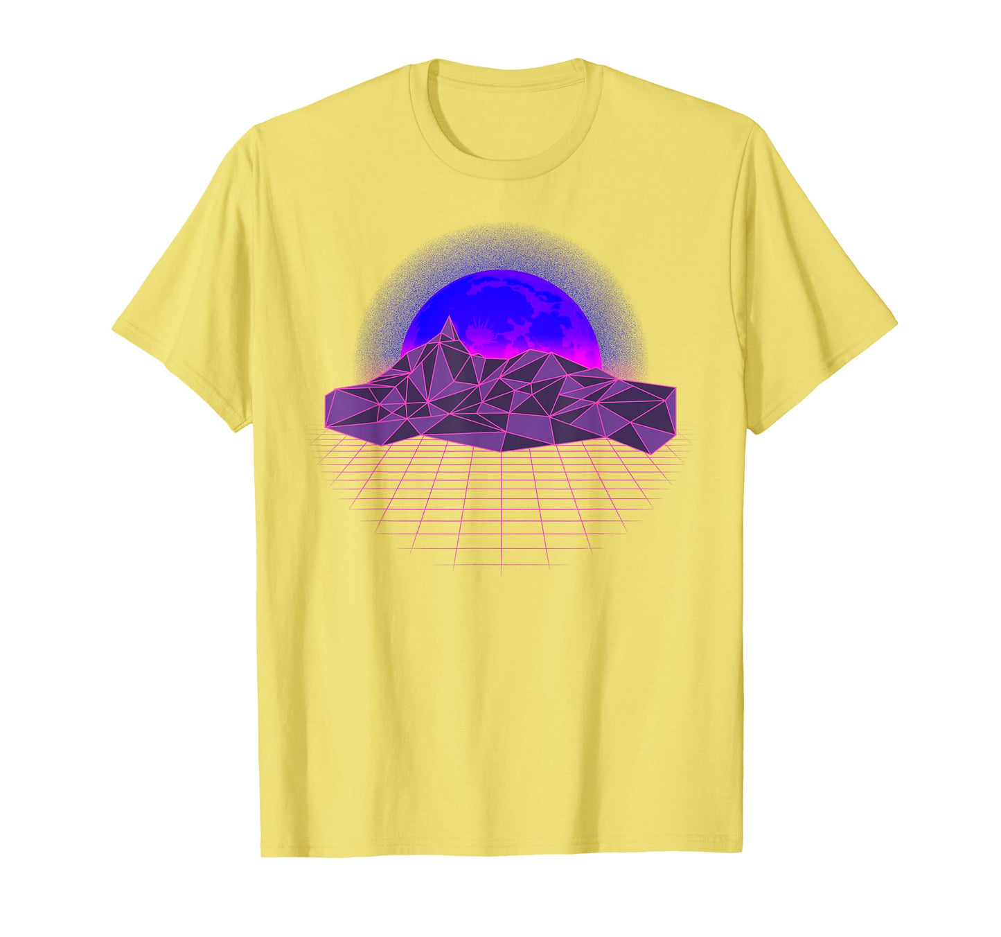 Vaporwave Aesthetic Moon T-Shirt - Casual Everyday Wear Men Women - T-Shirt, Sweatshirt, Hoodie