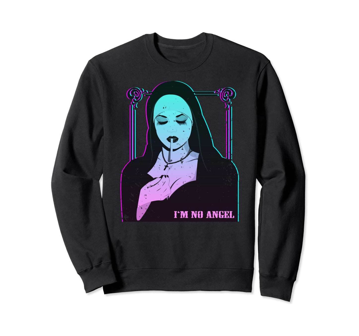 Angelcore Aesthetic Grunge Goth Punk Sweatshirt - Streetwear Style Unisex - T-Shirt, Sweatshirt, Hoodie