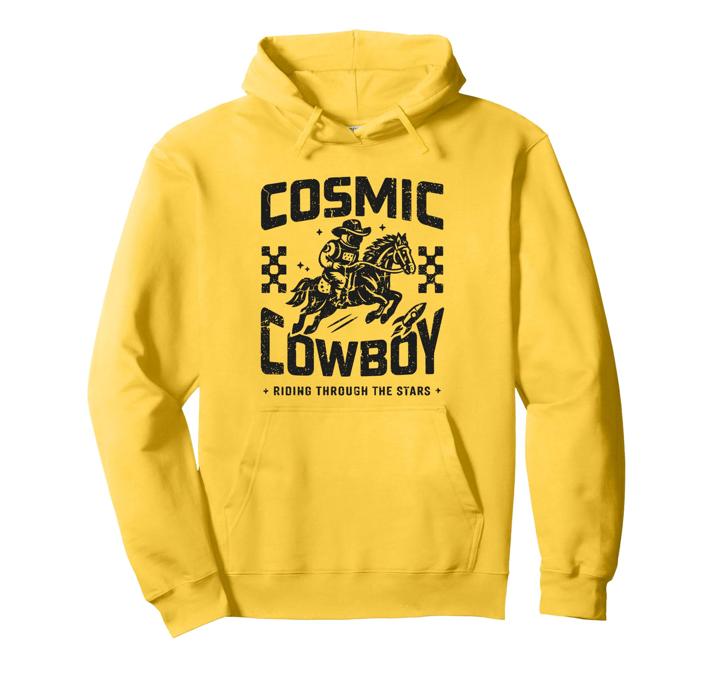 Space Western Aesthetic Sci Fi Cowboy Hoodie - Novelty Apparel Men Women - T-Shirt, Sweatshirt, Hoodie