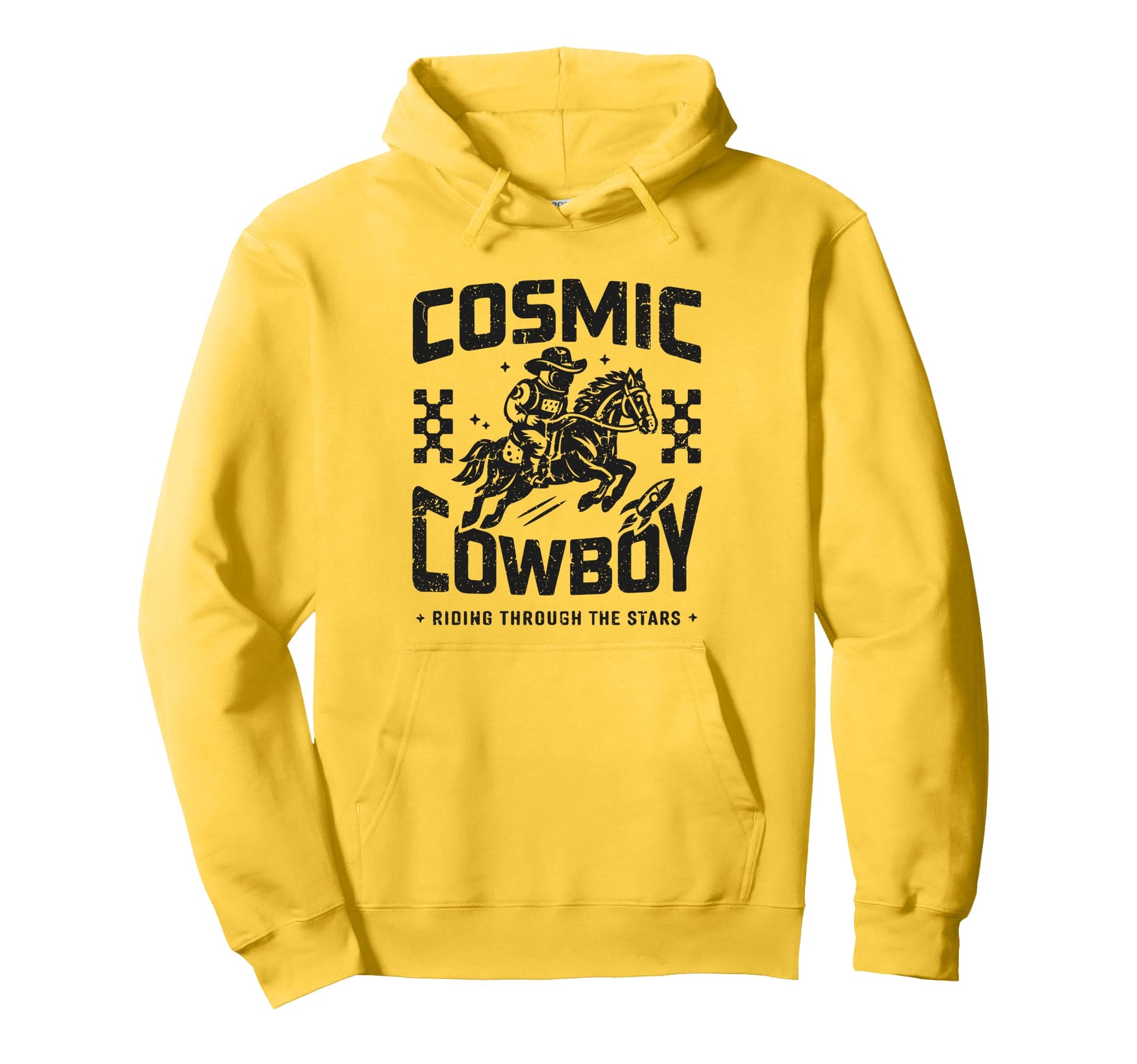 Space Western Aesthetic Sci Fi Cowboy Hoodie - Novelty Apparel Men Women - T-Shirt, Sweatshirt, Hoodie