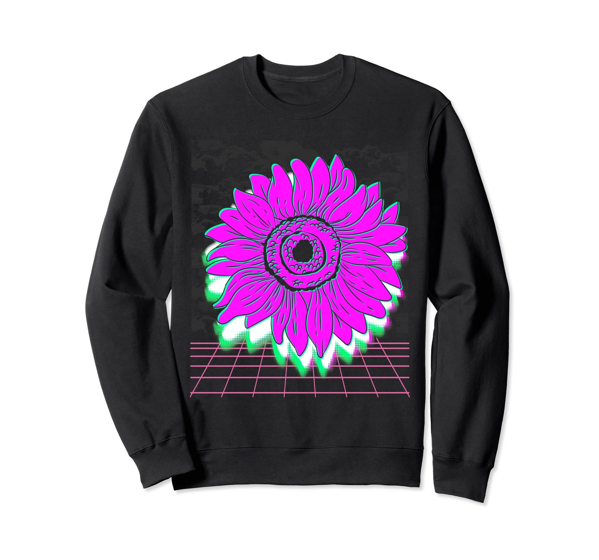 Garden Flower Blossom Botany 90S Art Sweatshirt - Graphic Print Men Women - T-Shirt, Sweatshirt, Hoodie