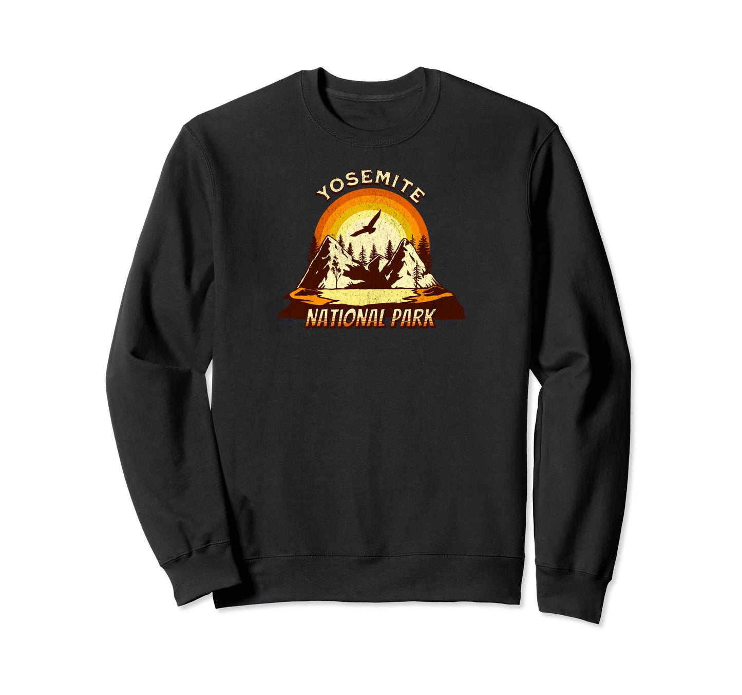Yosemite National Park Mountain Sweatshirt - Aesthetic Graphic Unisex - T-Shirt, Sweatshirt, Hoodie