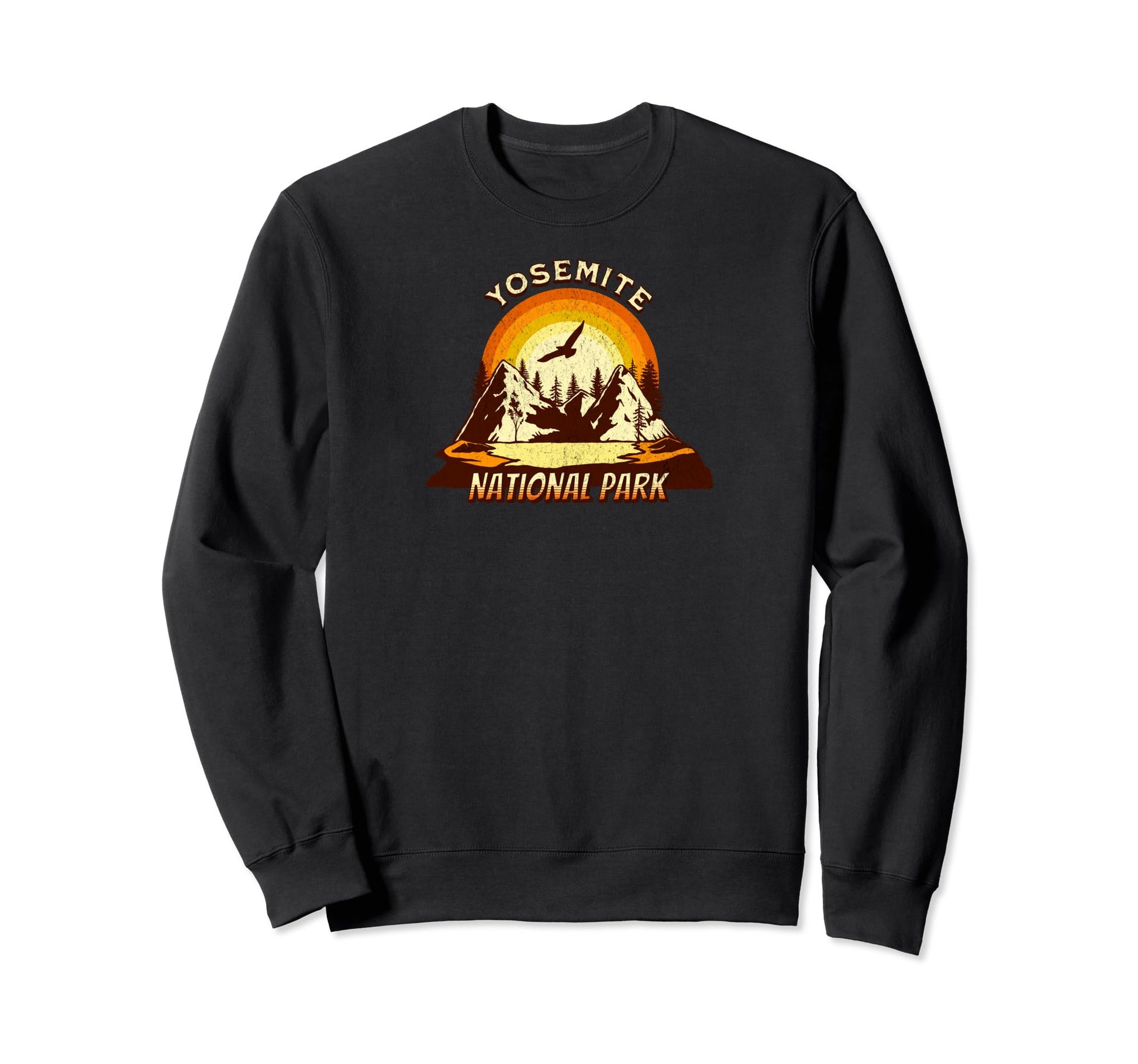 Yosemite National Park Mountain Sweatshirt - Aesthetic Graphic Unisex - T-Shirt, Sweatshirt, Hoodie