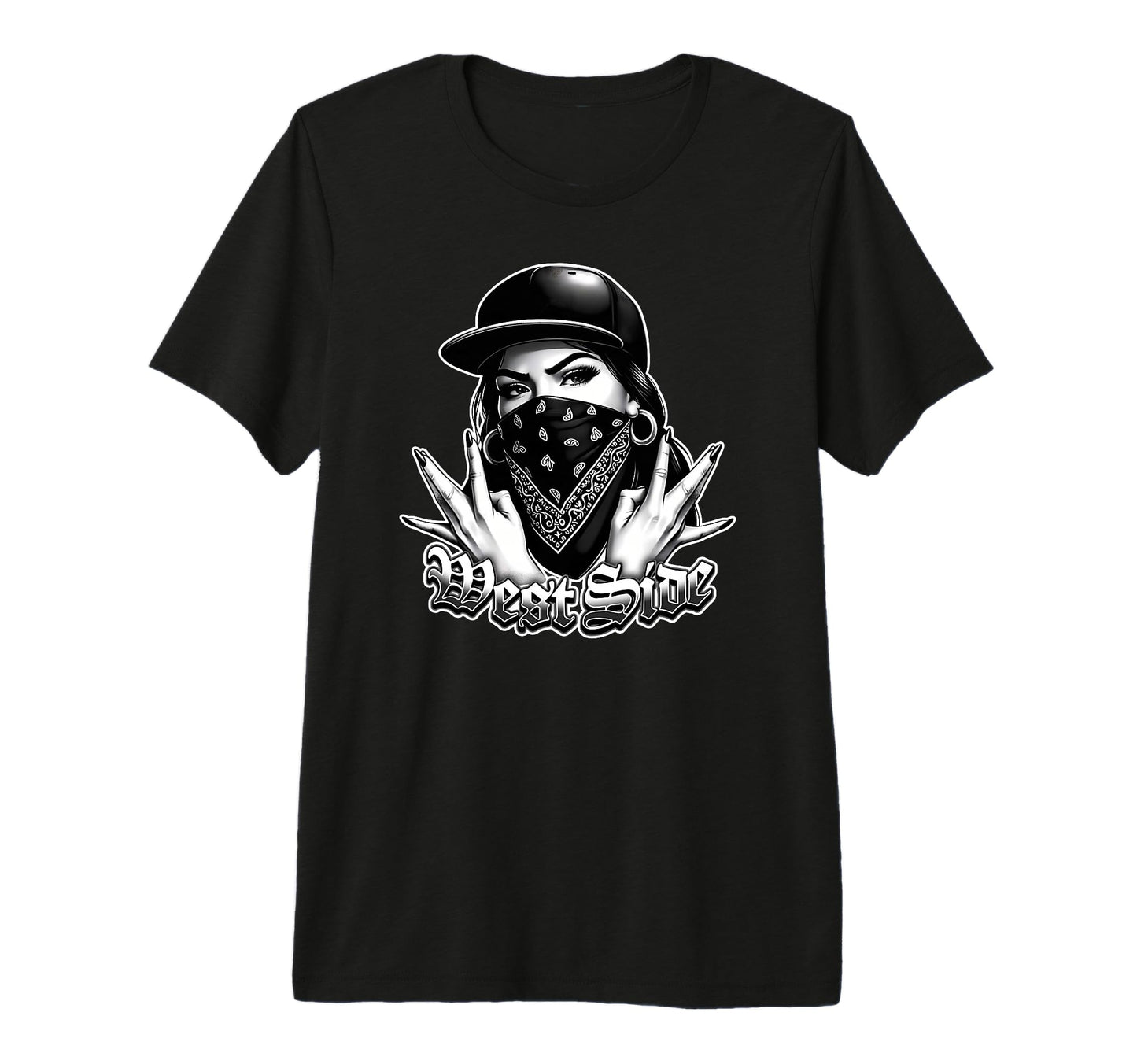 Westside Hand Sign Gang West Coast T-Shirt - Casual Everyday Wear Unisex - T-Shirt, Sweatshirt, Hoodie