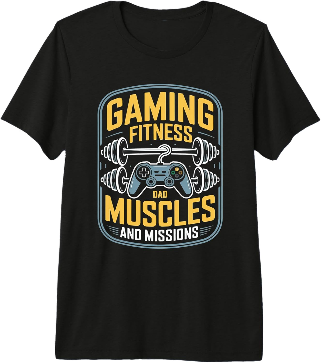 Retro Workout Gamer Gym Gaming Fitness - Adult & Kids T-Shirts, Sweatshirts & Hoodies apparel design preview 1