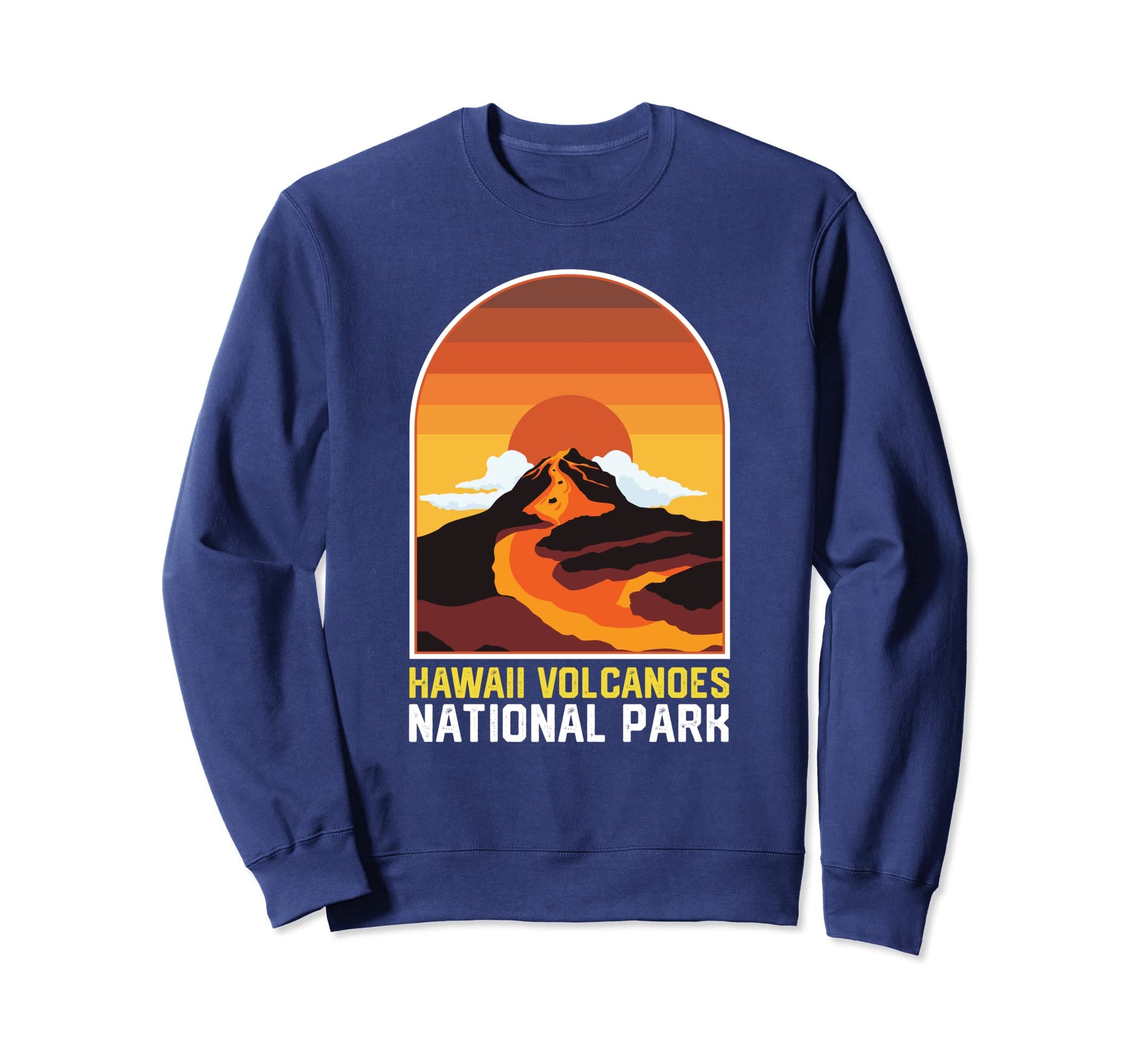 Hawaii Volcanoes National Park Sunset Sweatshirt - Aesthetic Graphic Unisex - T-Shirt, Sweatshirt, Hoodie
