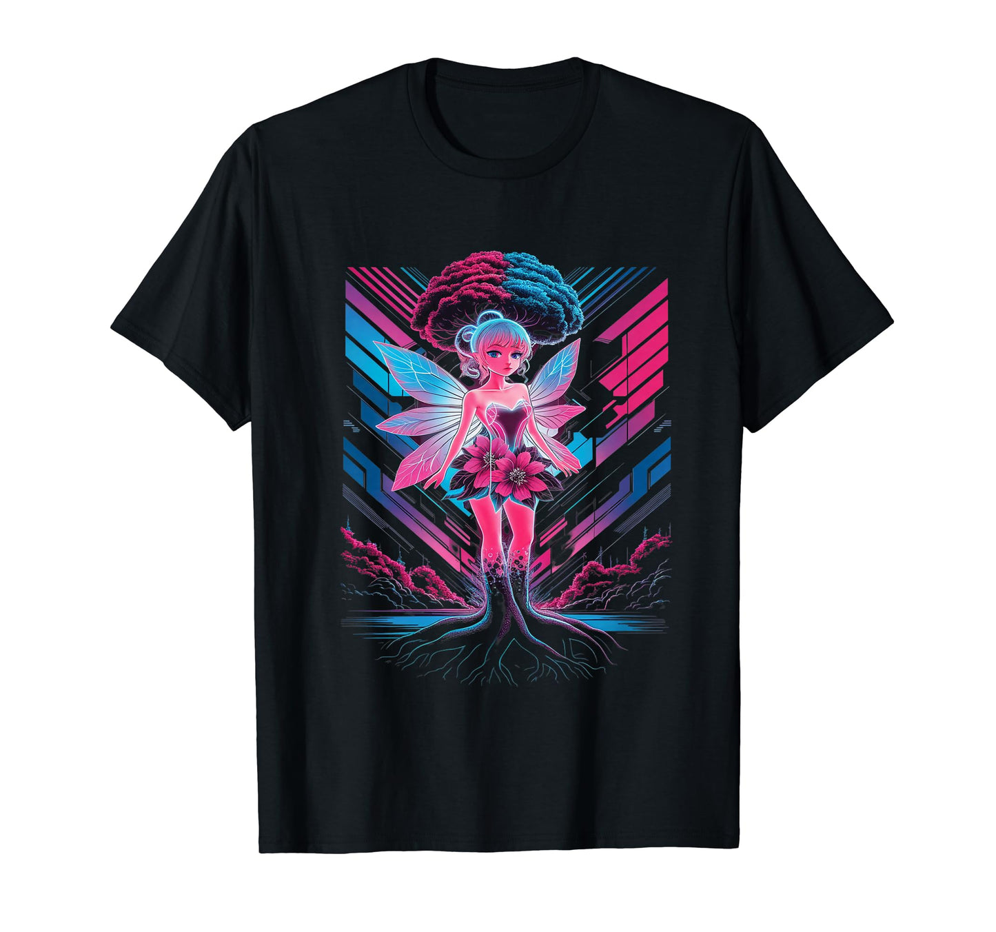 Futuristic Fairy Alt Fairy Core Vaporwave T-Shirt - Trendy Graphic Unisex - T-Shirt, Sweatshirt, Hoodie