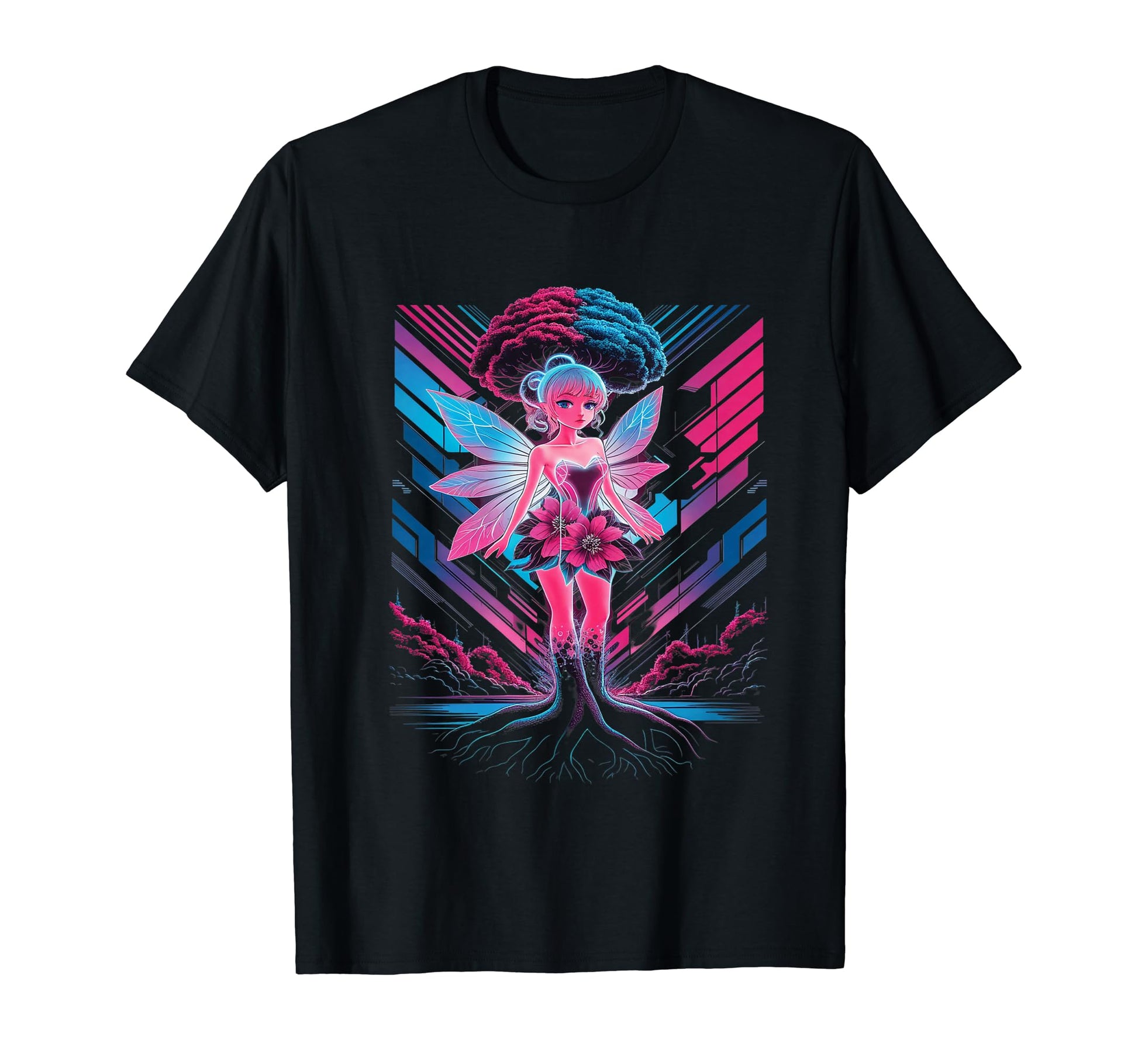 Futuristic Fairy Alt Fairy Core Vaporwave T-Shirt - Trendy Graphic Unisex - T-Shirt, Sweatshirt, Hoodie