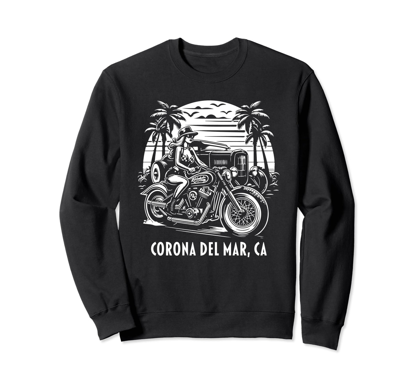 Corona Del Mar California Sweatshirt - Casual Everyday Wear Unisex - T-Shirt, Sweatshirt, Hoodie