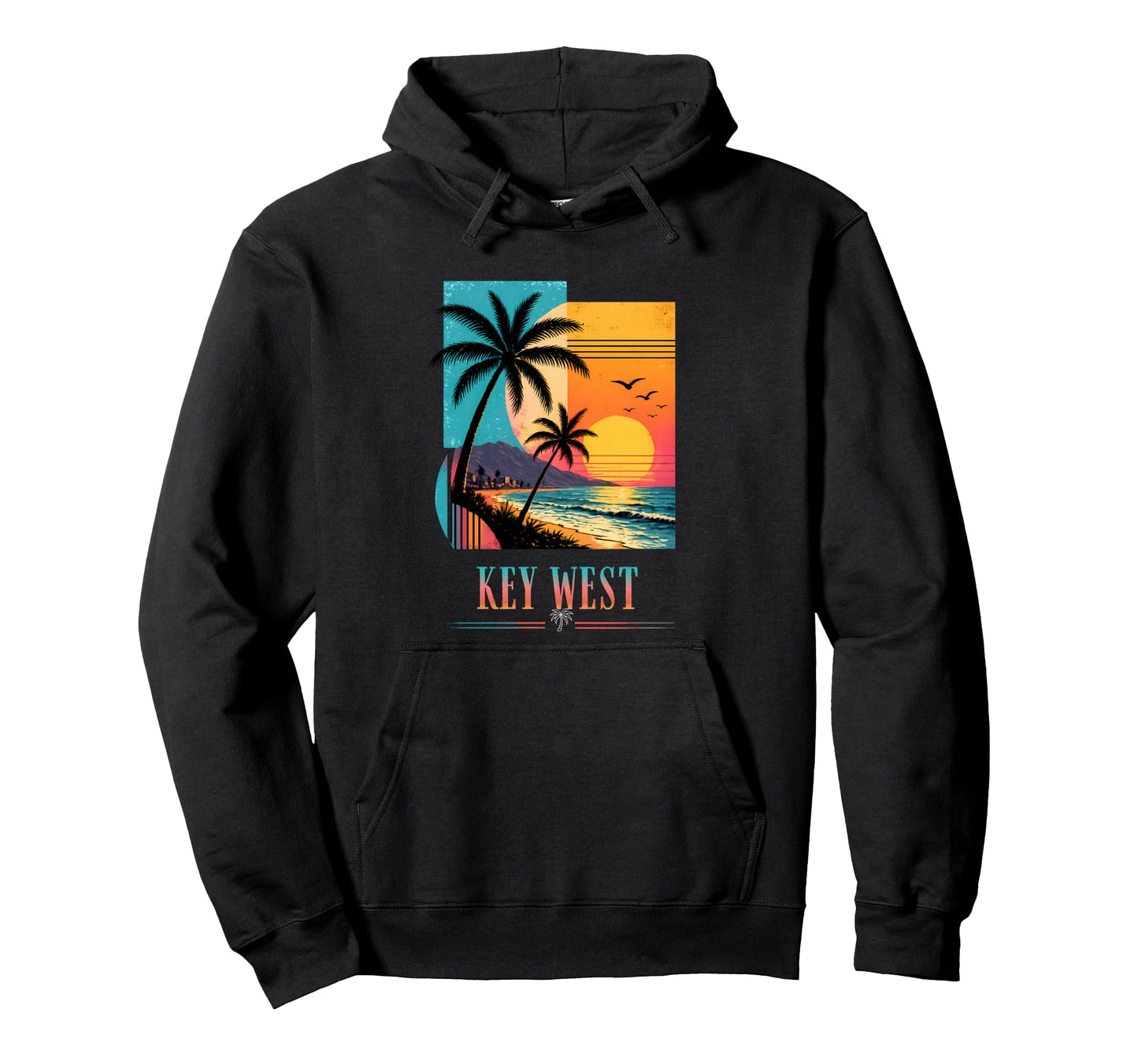 Key West Beach Sunset 2026 Summer Hoodie - Trendy Graphic for Adults - T-Shirt, Sweatshirt, Hoodie