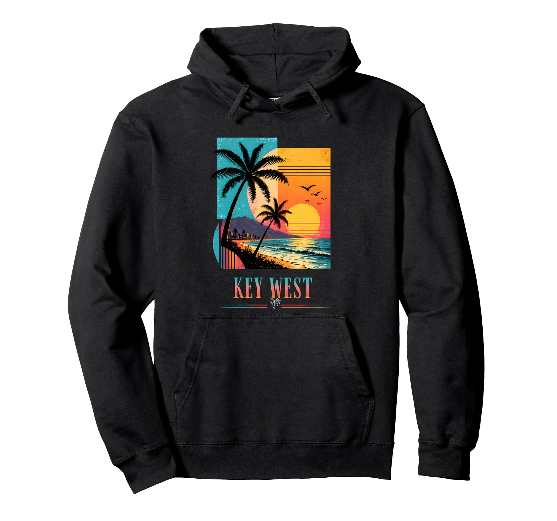 Key West Beach Sunset 2026 Summer Hoodie - Trendy Graphic for Adults - T-Shirt, Sweatshirt, Hoodie