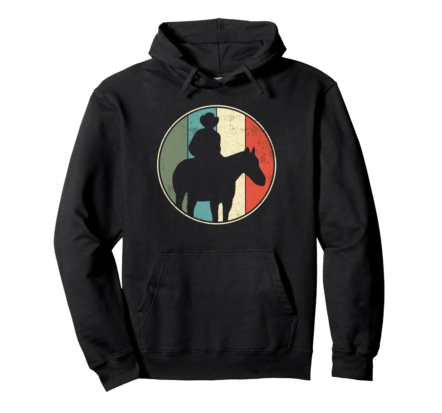 Cowboy Horse Riding Hoodie - Casual Everyday Wear Men Women - T-Shirt, Sweatshirt, Hoodie
